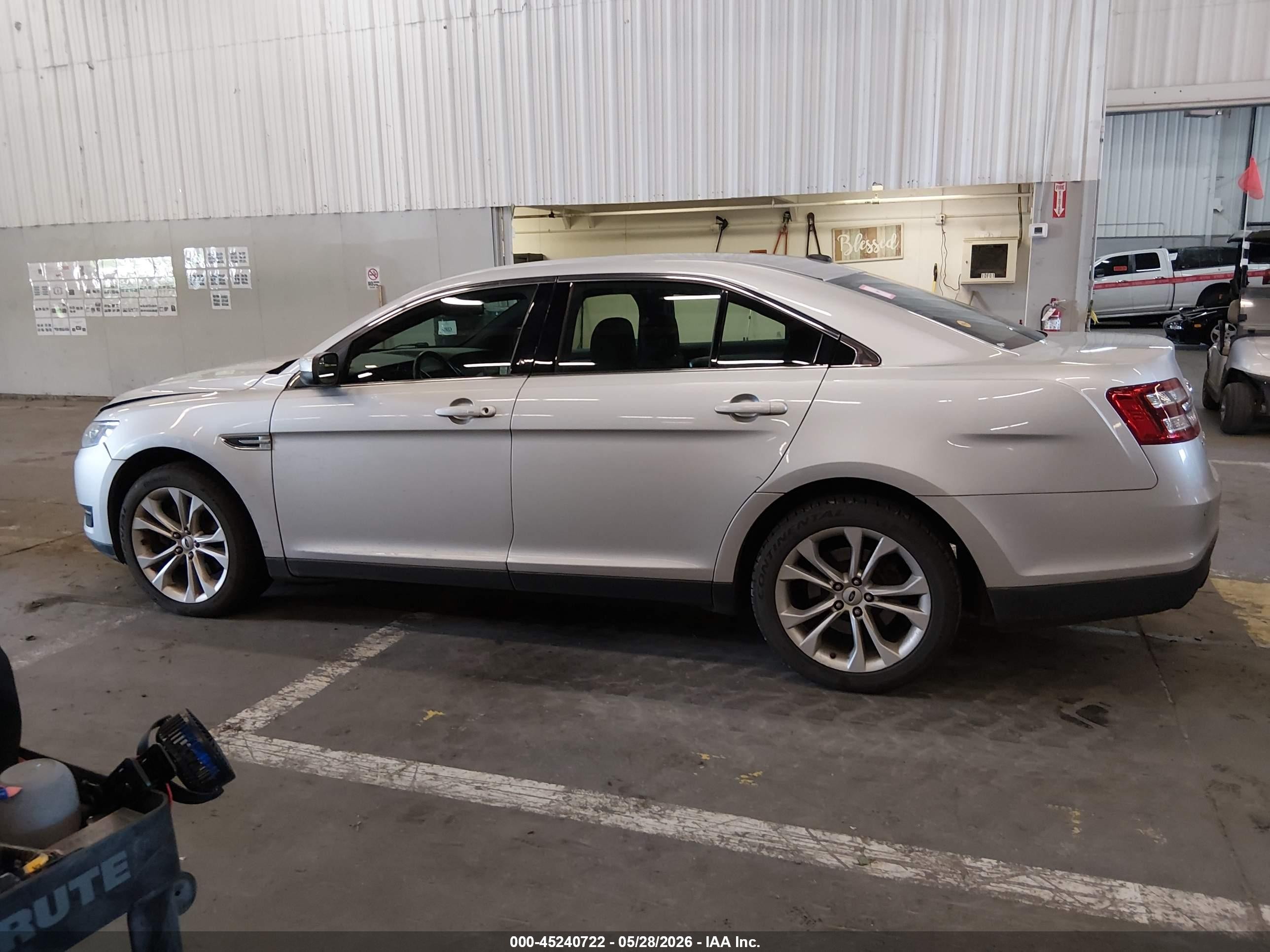 2013 Ford Taurus Sel Silver vin: 1FAHP2E84DG161527