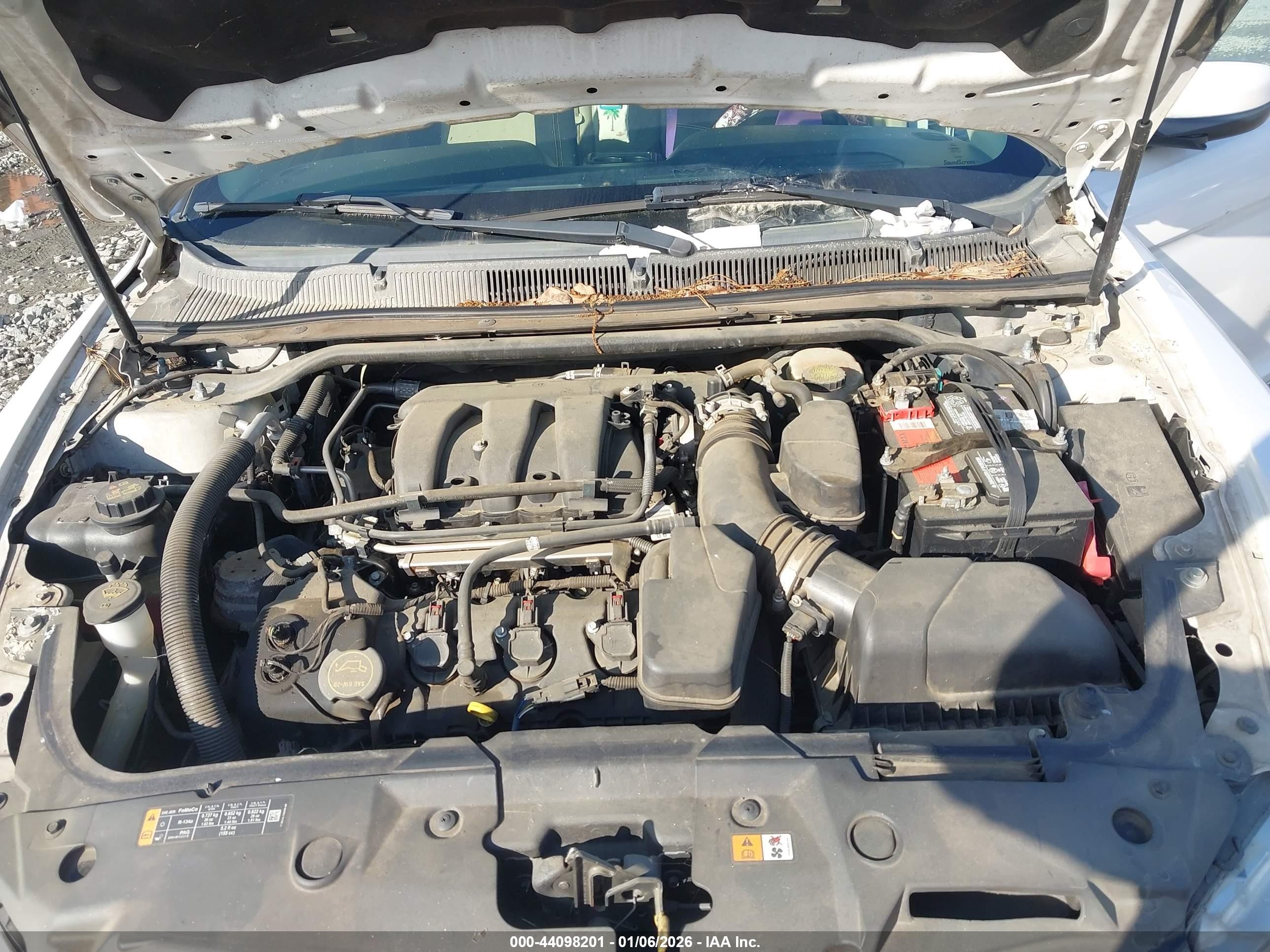 2013 Ford Taurus Sel White vin: 1FAHP2E84DG168624