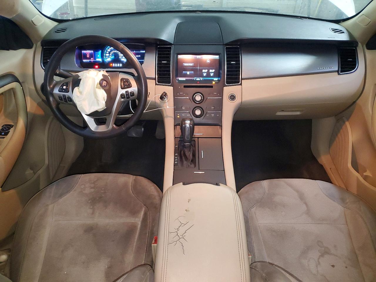 2013 Ford Taurus Sel White vin: 1FAHP2E84DG171572