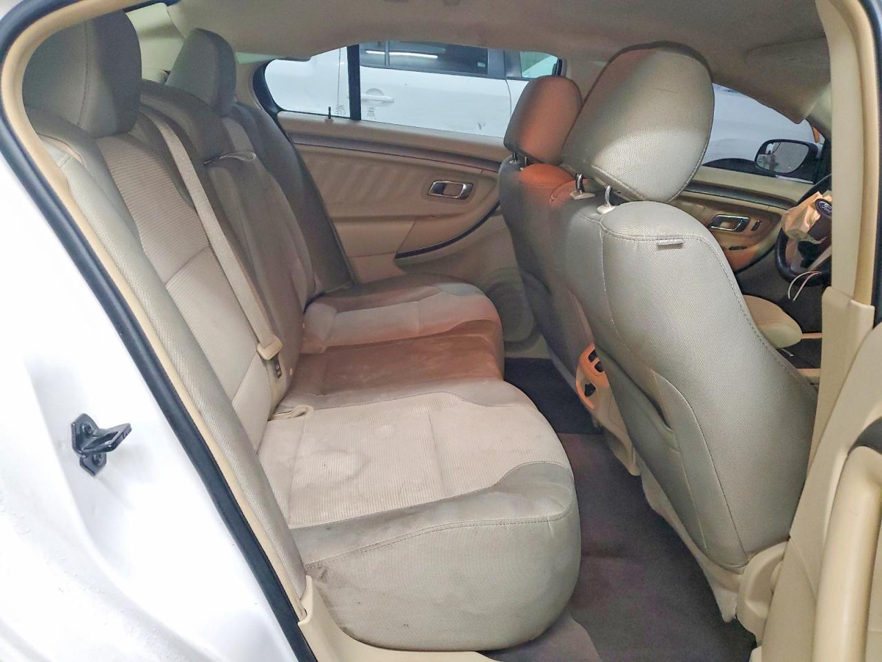2013 Ford Taurus Sel White vin: 1FAHP2E84DG171572