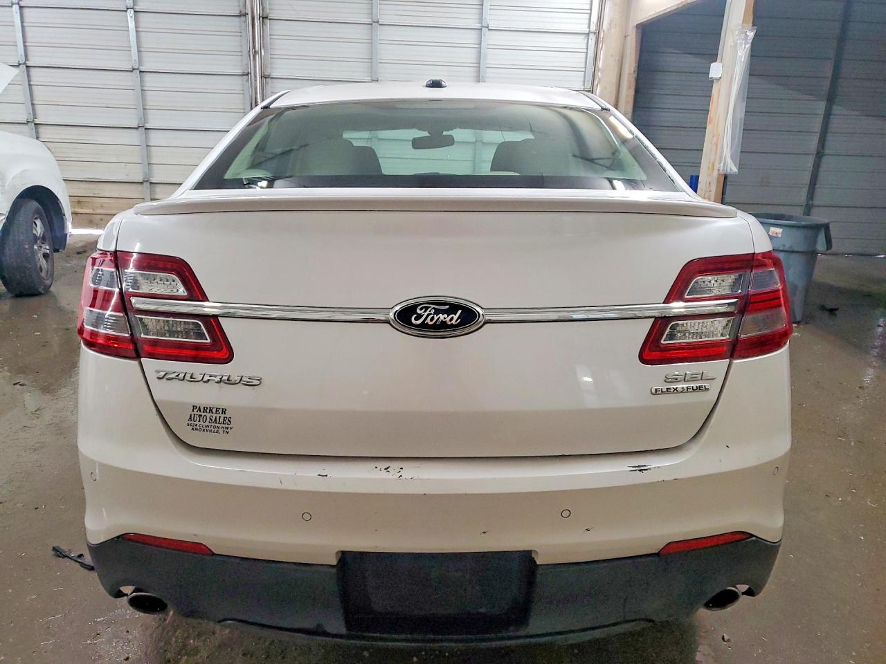 2013 Ford Taurus Sel White vin: 1FAHP2E84DG171572