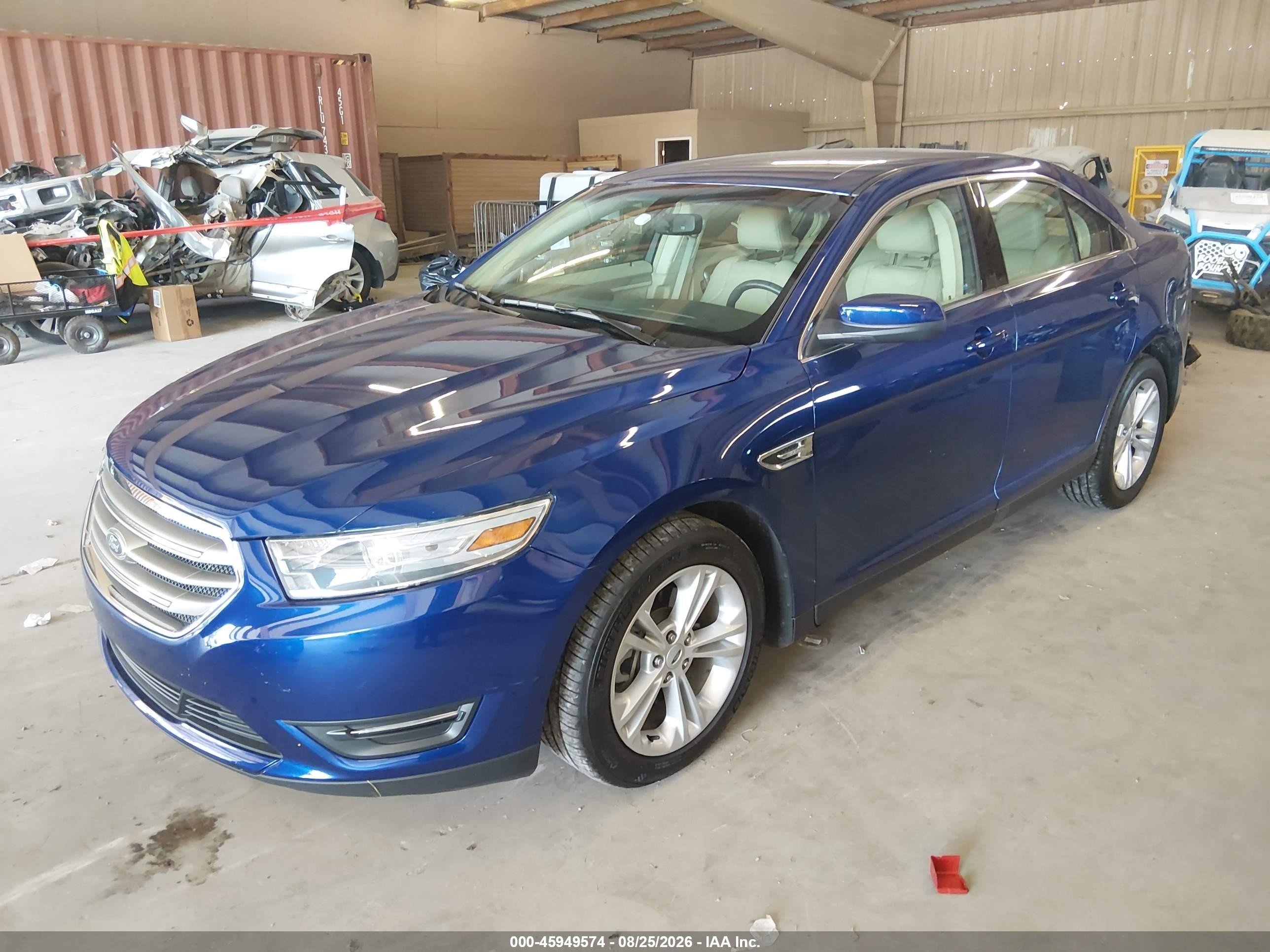 2013 Ford Taurus Sel Синий vin: 1FAHP2E84DG173774
