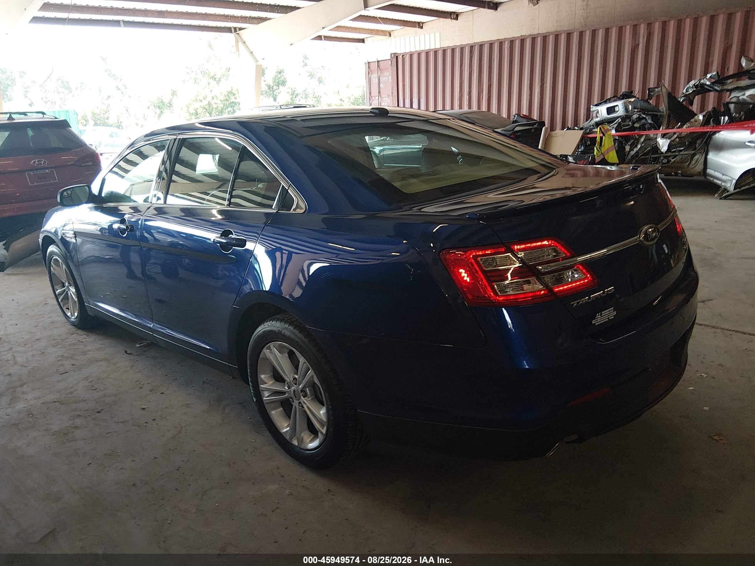 2013 Ford Taurus Sel Синий vin: 1FAHP2E84DG173774