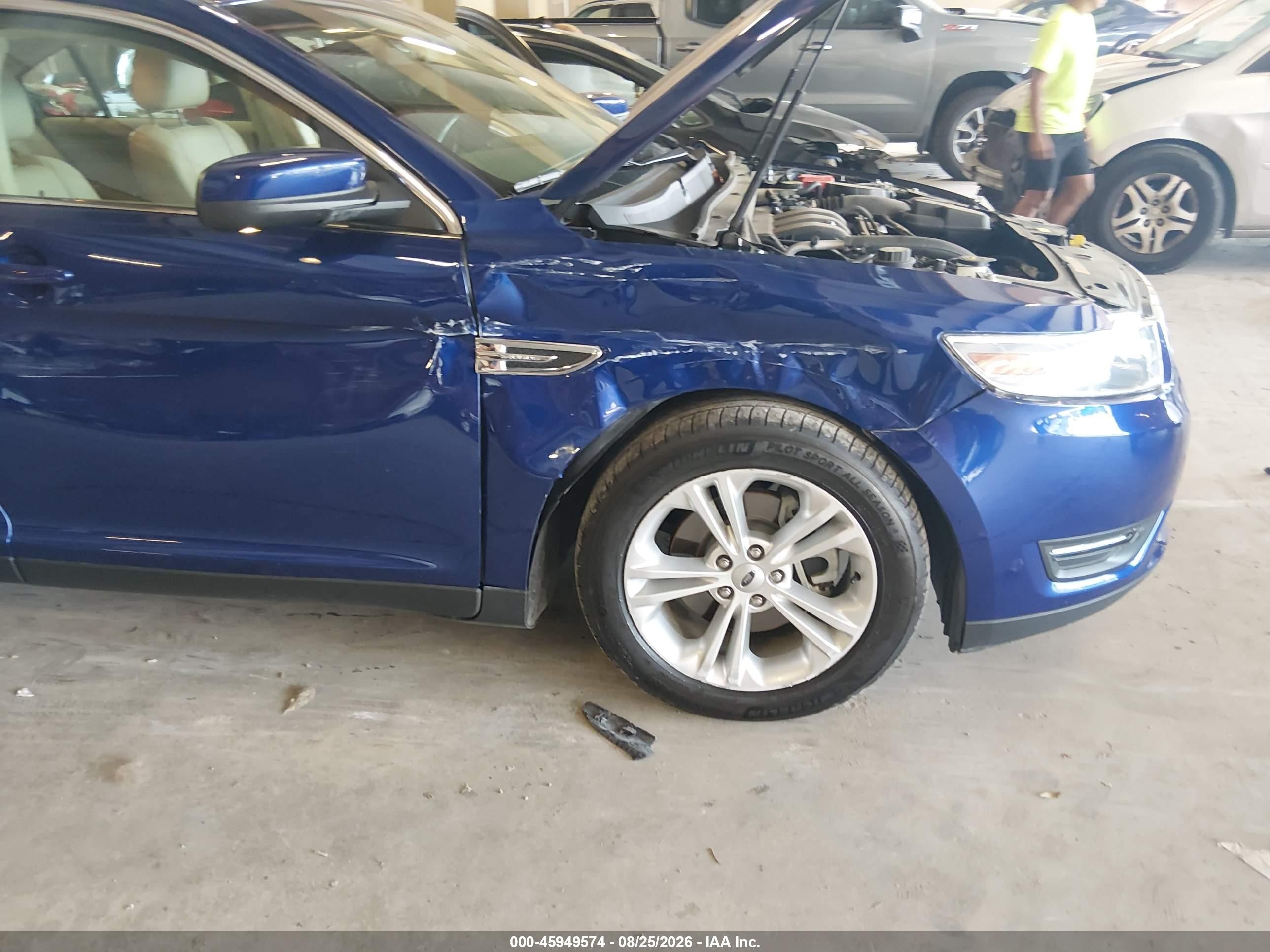 2013 Ford Taurus Sel Синий vin: 1FAHP2E84DG173774