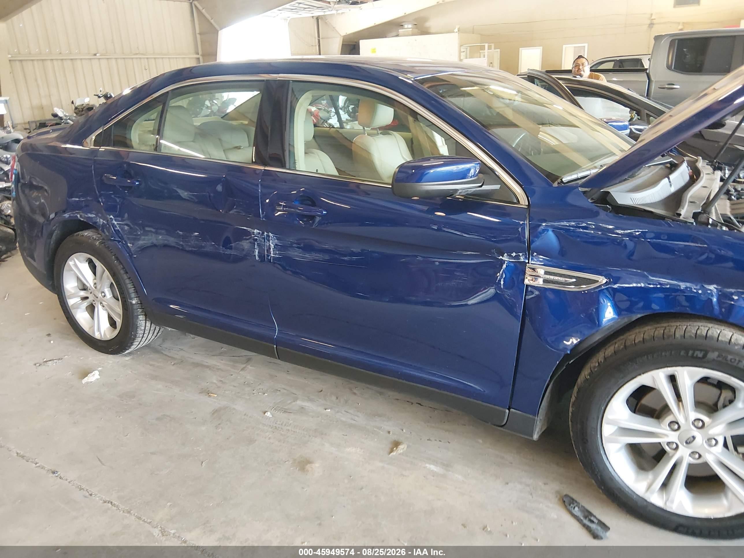 2013 Ford Taurus Sel Синий vin: 1FAHP2E84DG173774