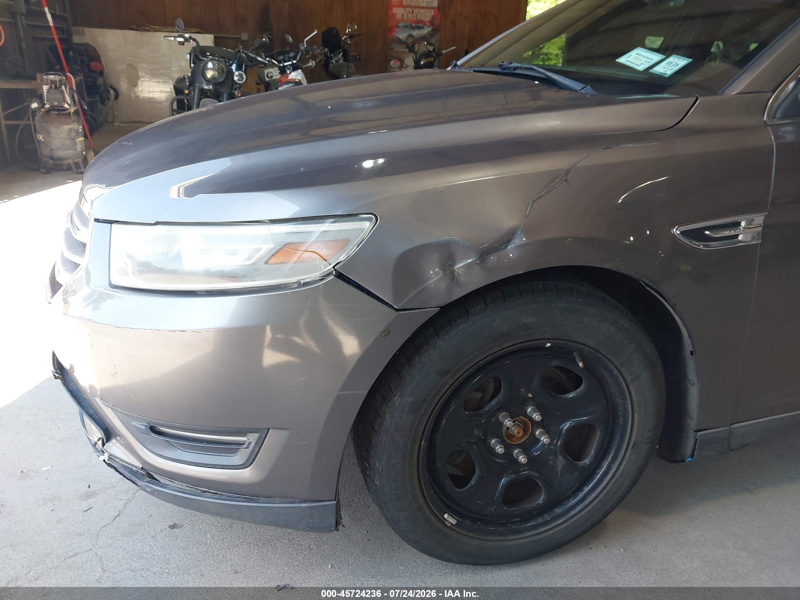 2013 Ford Taurus Sel Серый vin: 1FAHP2E84DG177470