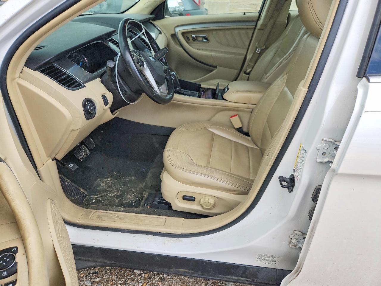 2013 Ford Taurus Sel Белый vin: 1FAHP2E84DG212136