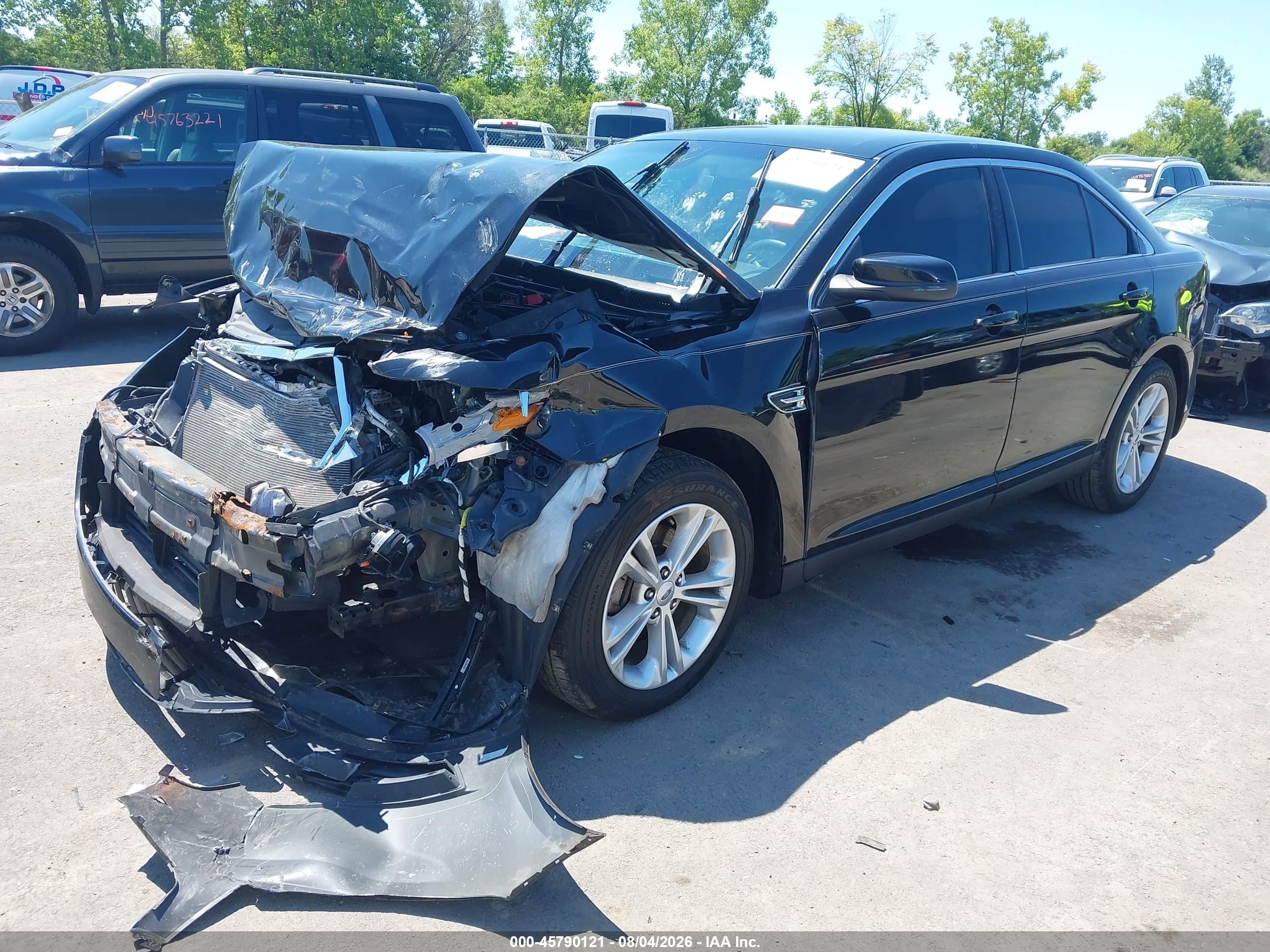 2013 Ford Taurus Sel Черный vin: 1FAHP2E84DG216462