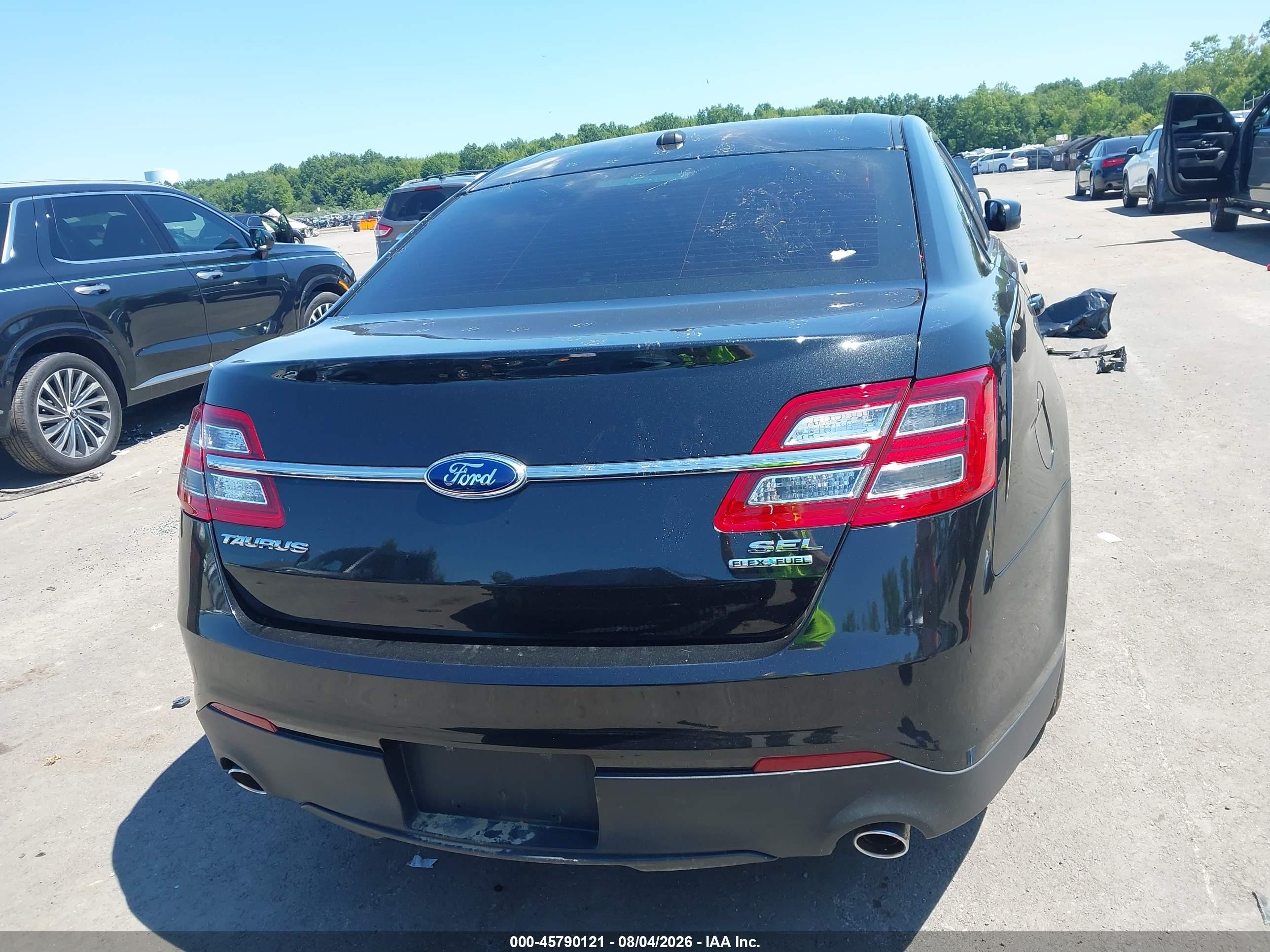 2013 Ford Taurus Sel Черный vin: 1FAHP2E84DG216462