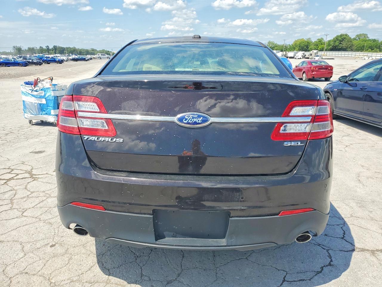 2013 Ford Taurus Sel Brown vin: 1FAHP2E84DG224559