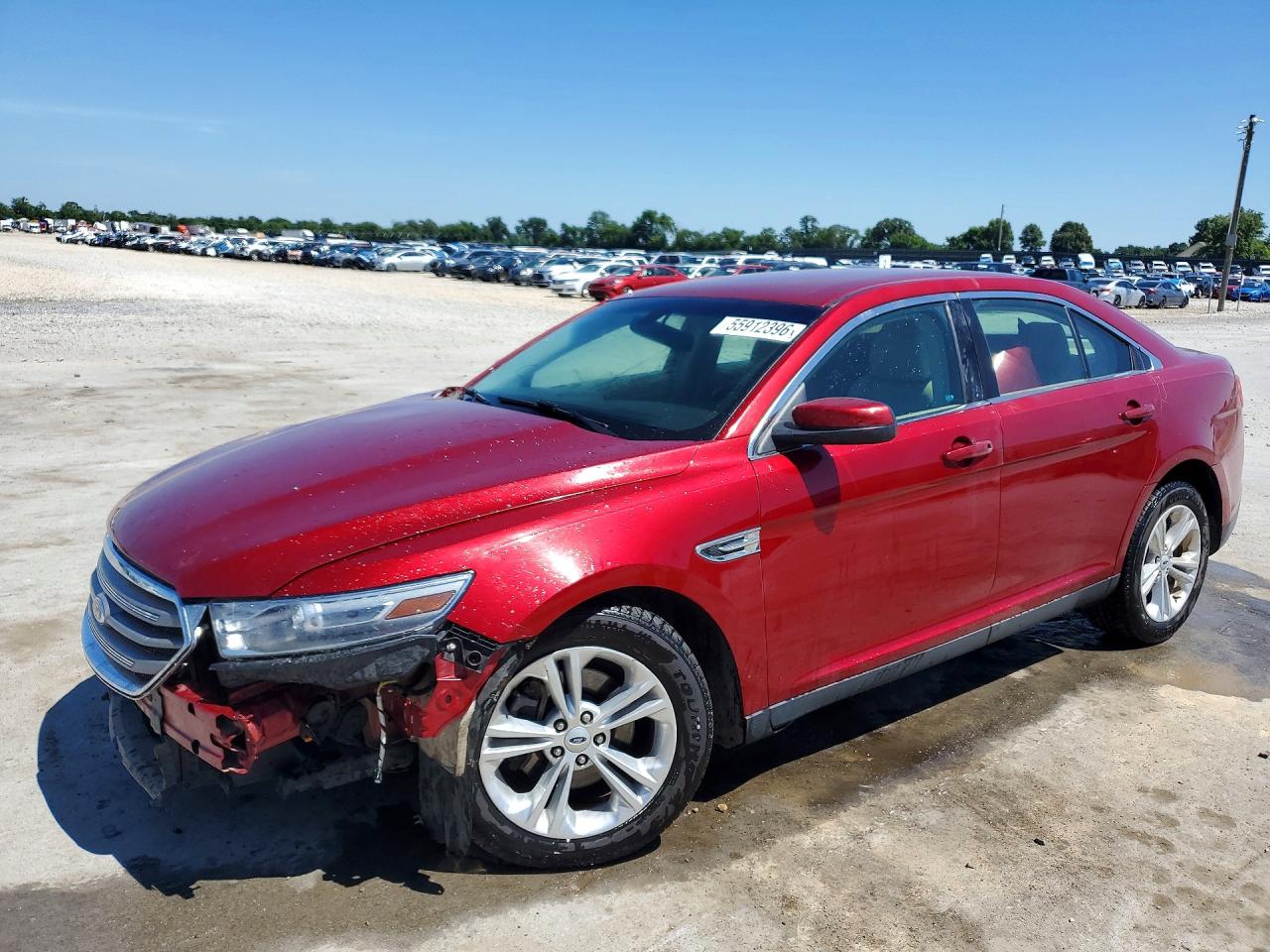 2014 Ford Taurus Red vin: 1FAHP2E84EG103869