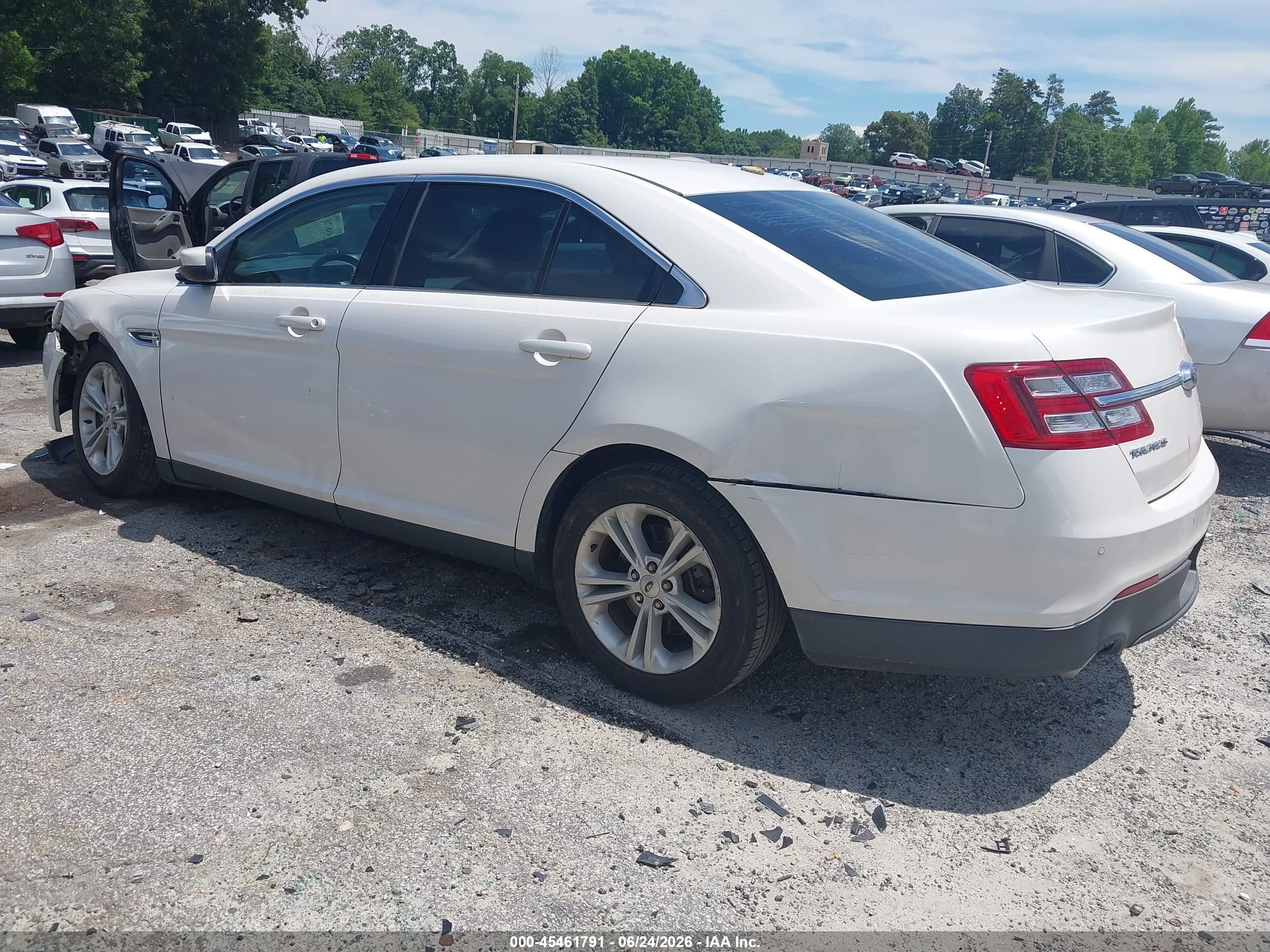 2014 Ford Taurus Sel White vin: 1FAHP2E84EG113320