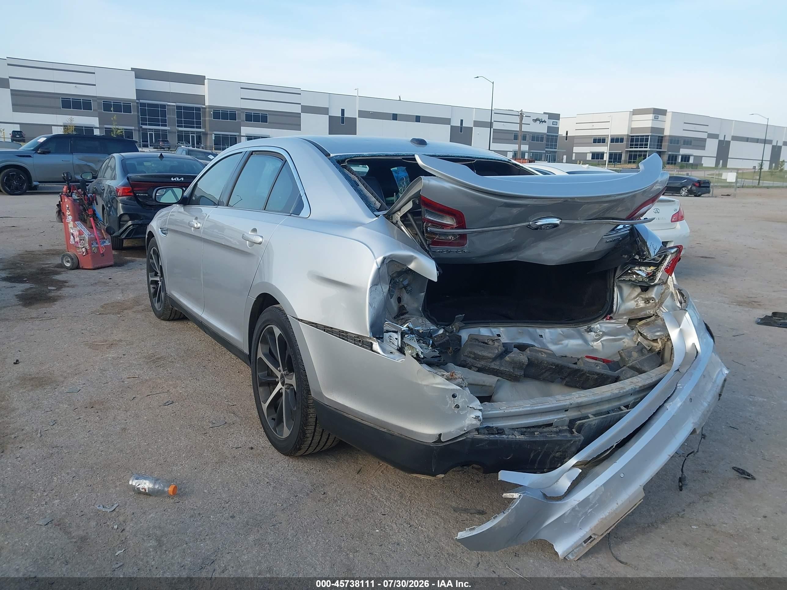2014 Ford Taurus Sel Silver vin: 1FAHP2E84EG134152