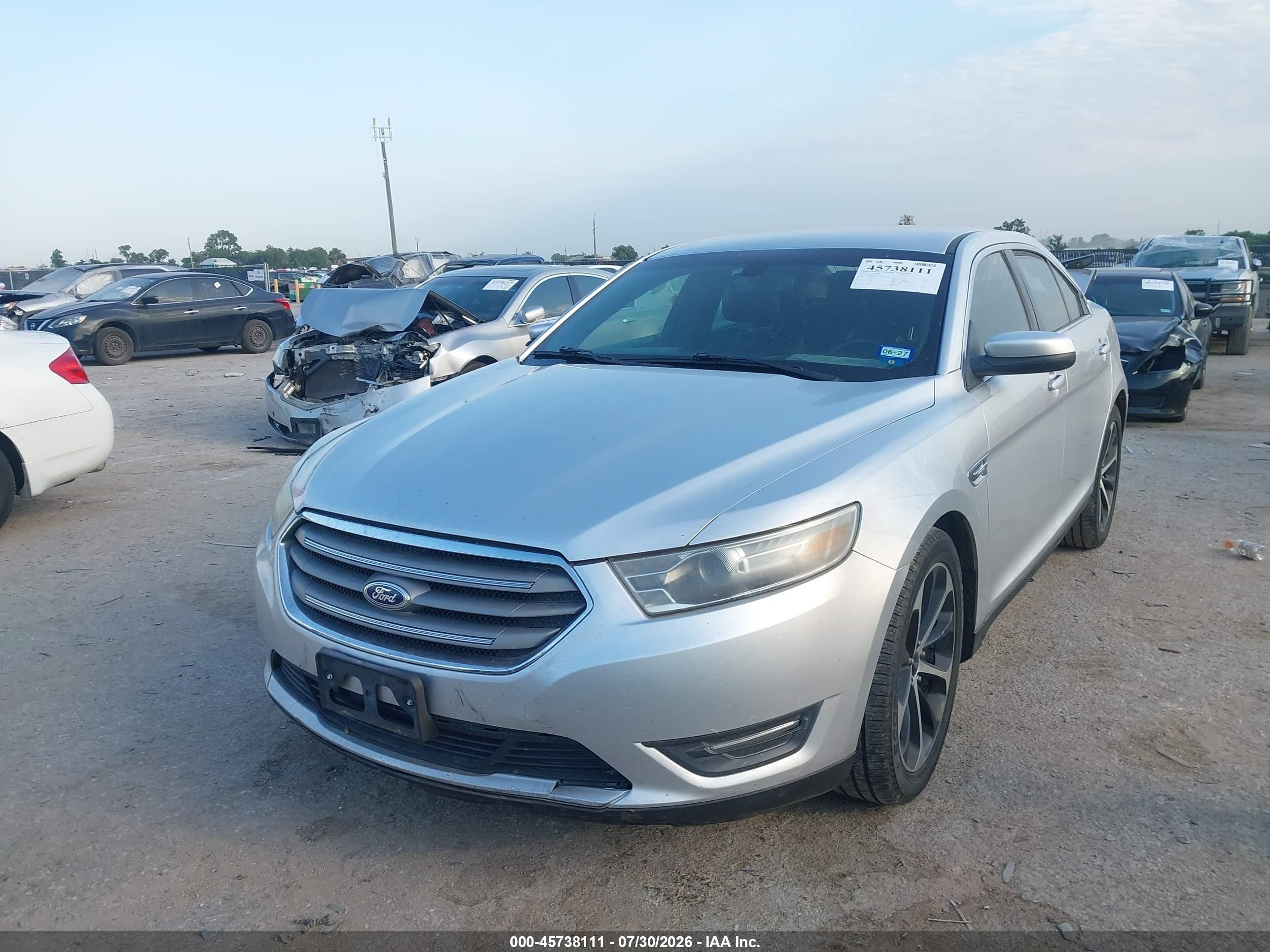 2014 Ford Taurus Sel Silver vin: 1FAHP2E84EG134152