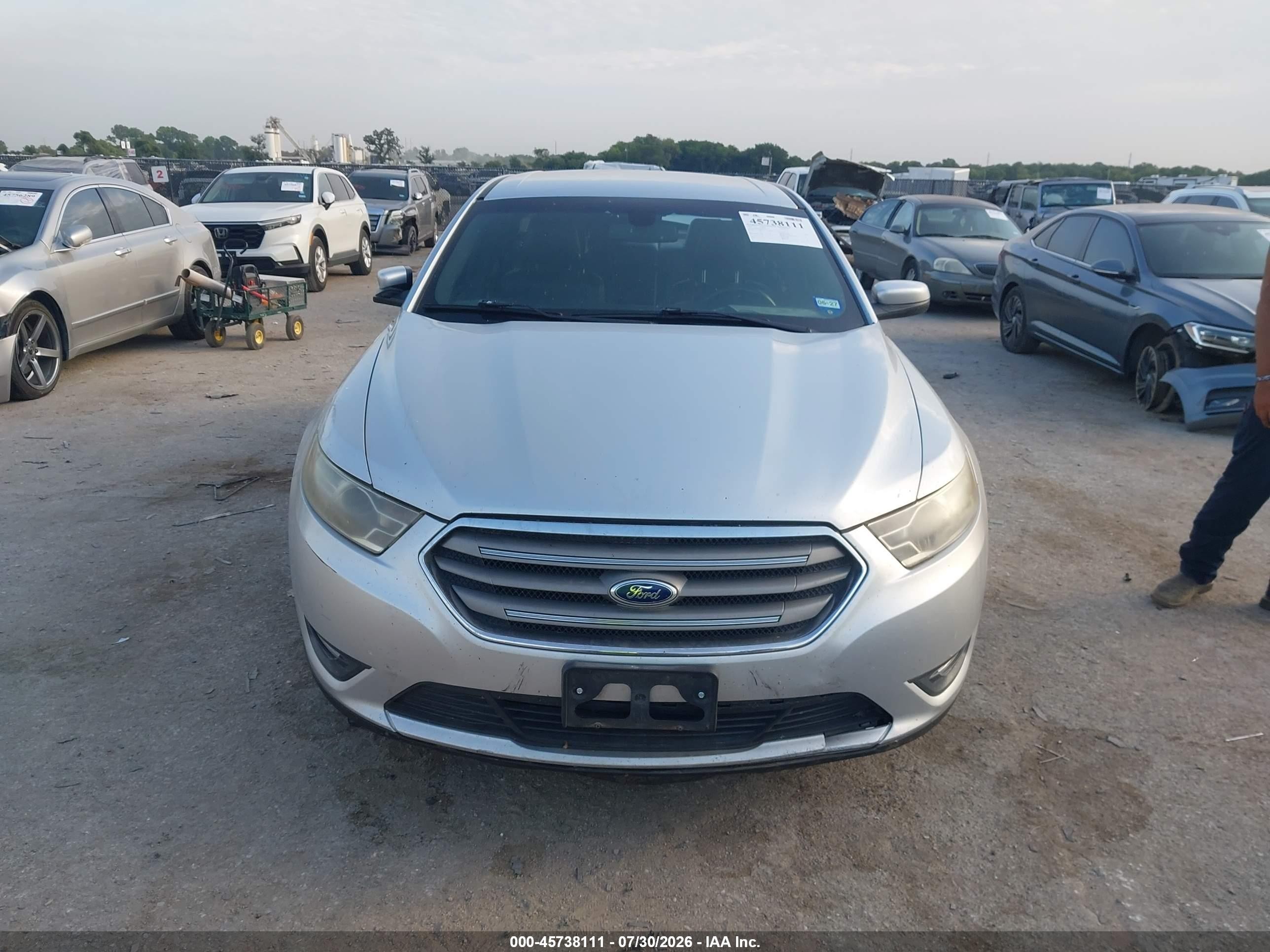 2014 Ford Taurus Sel Silver vin: 1FAHP2E84EG134152