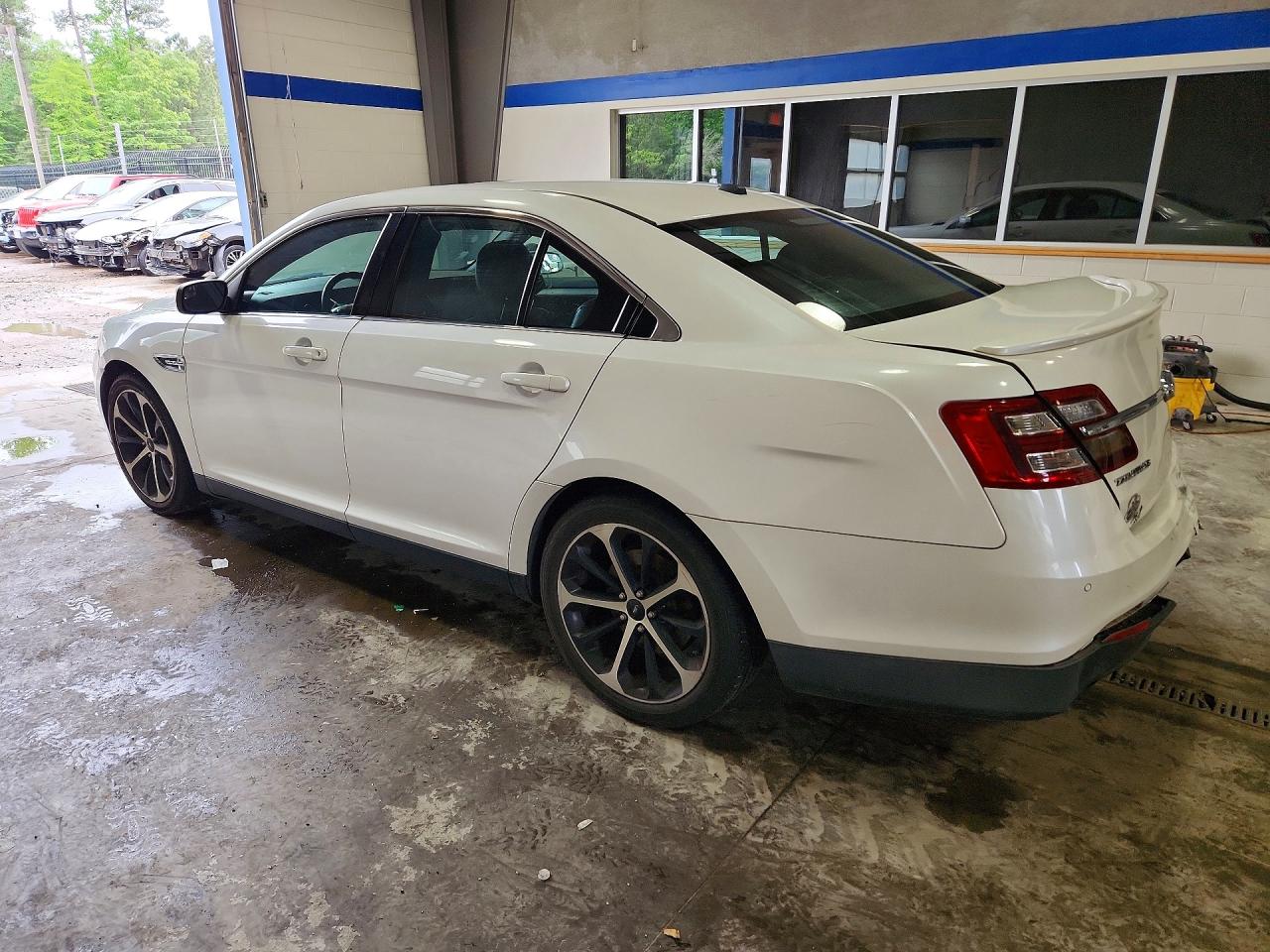 2014 Ford Taurus Sel White vin: 1FAHP2E84EG136189