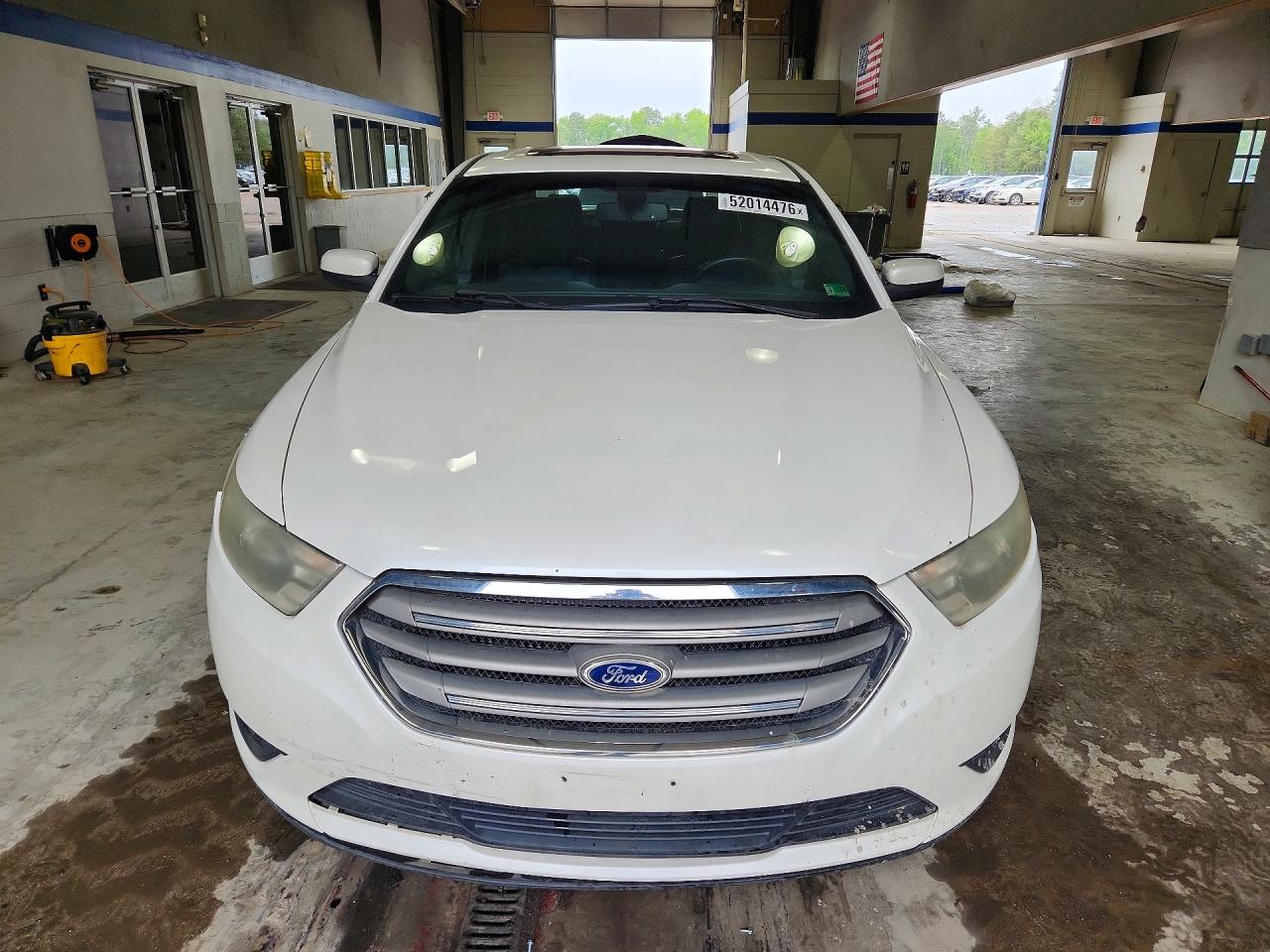 2014 Ford Taurus Sel White vin: 1FAHP2E84EG136189