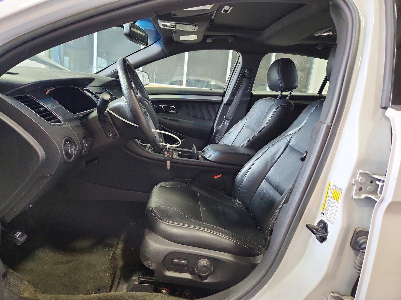 2014 Ford Taurus Sel White vin: 1FAHP2E84EG136189