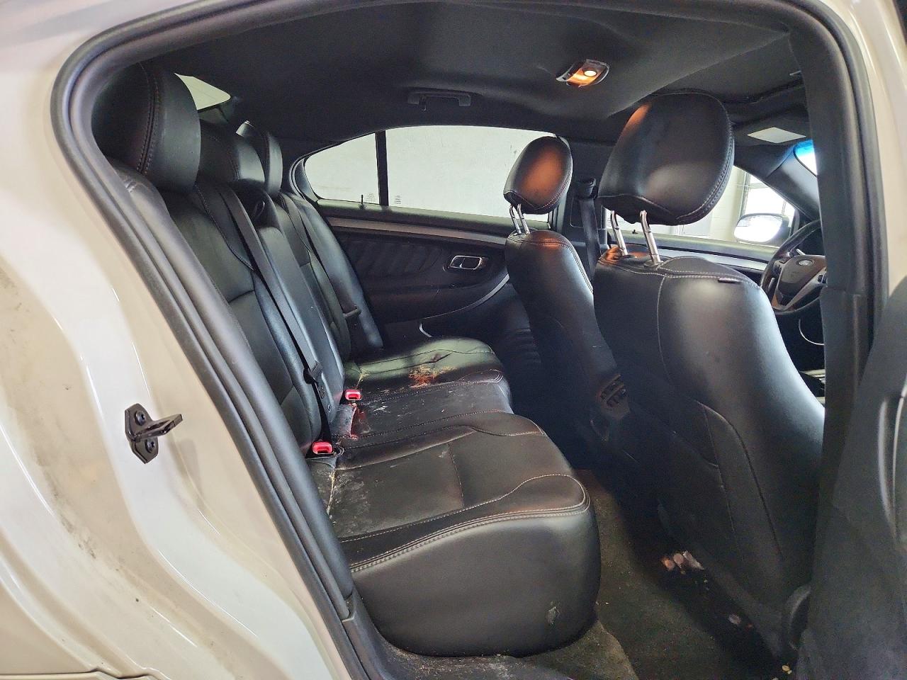 2014 Ford Taurus Sel White vin: 1FAHP2E84EG136189