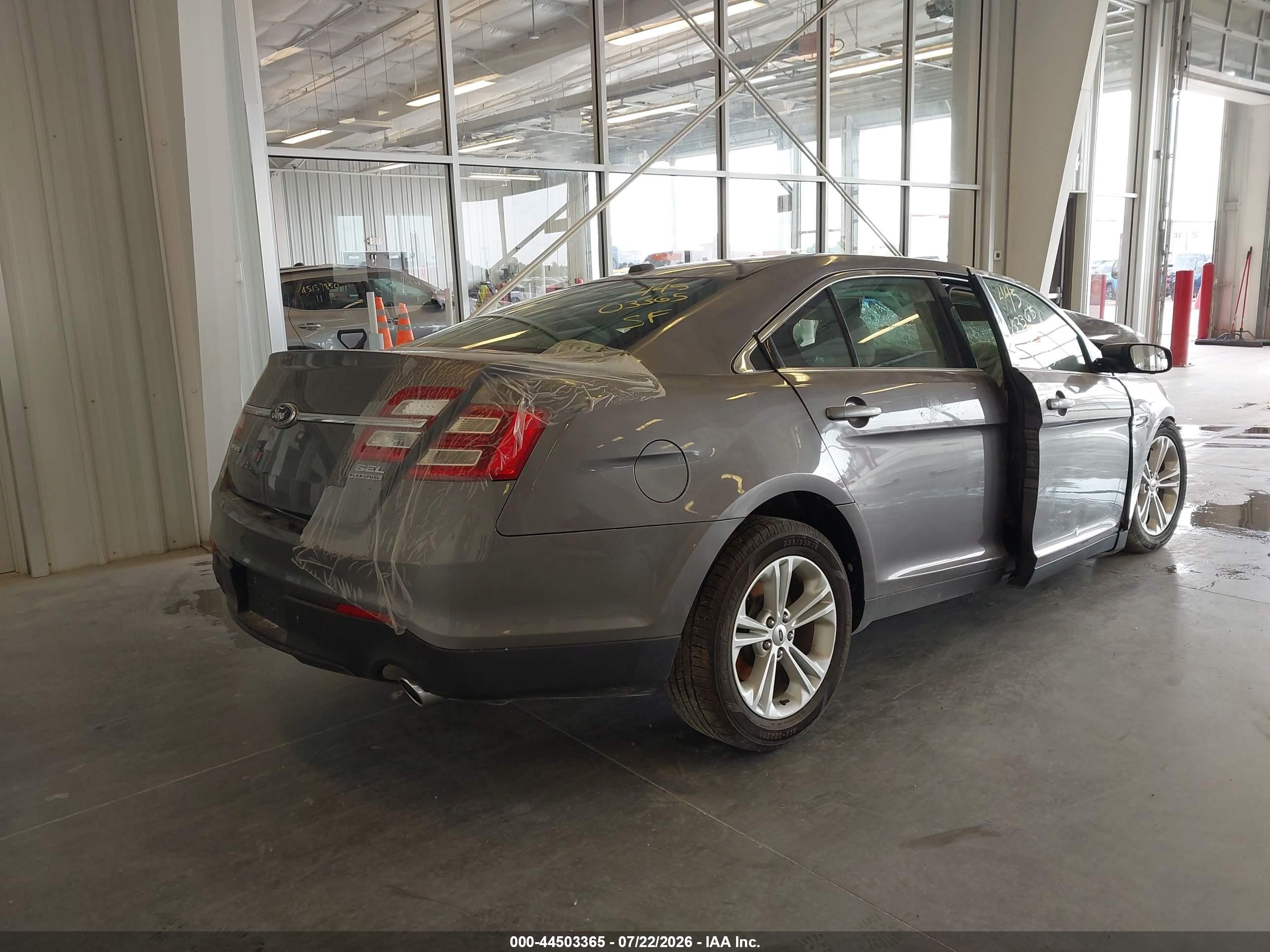 2014 Ford Taurus Sel Gray vin: 1FAHP2E84EG137651