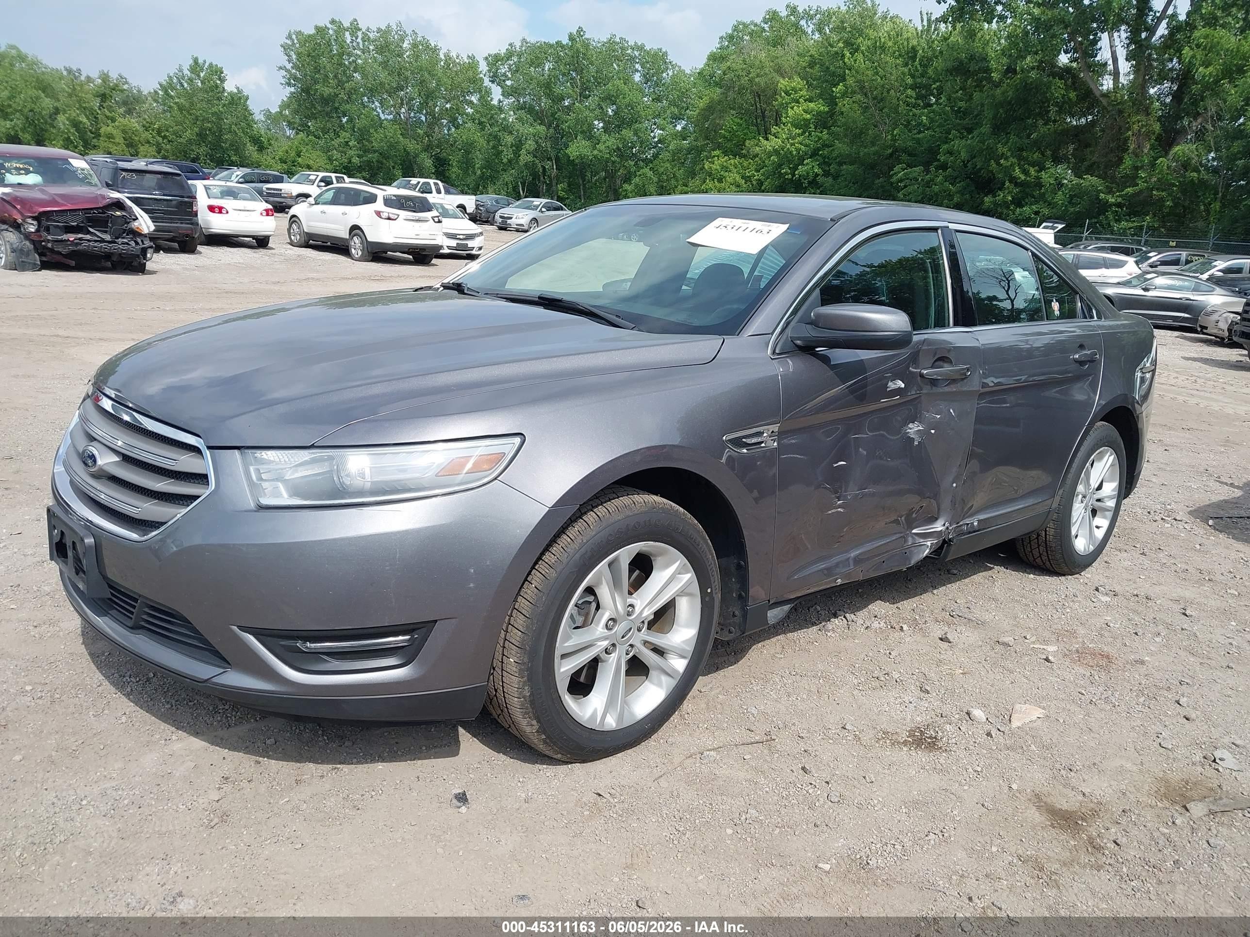 2014 Ford Taurus Sel Gray vin: 1FAHP2E84EG157477