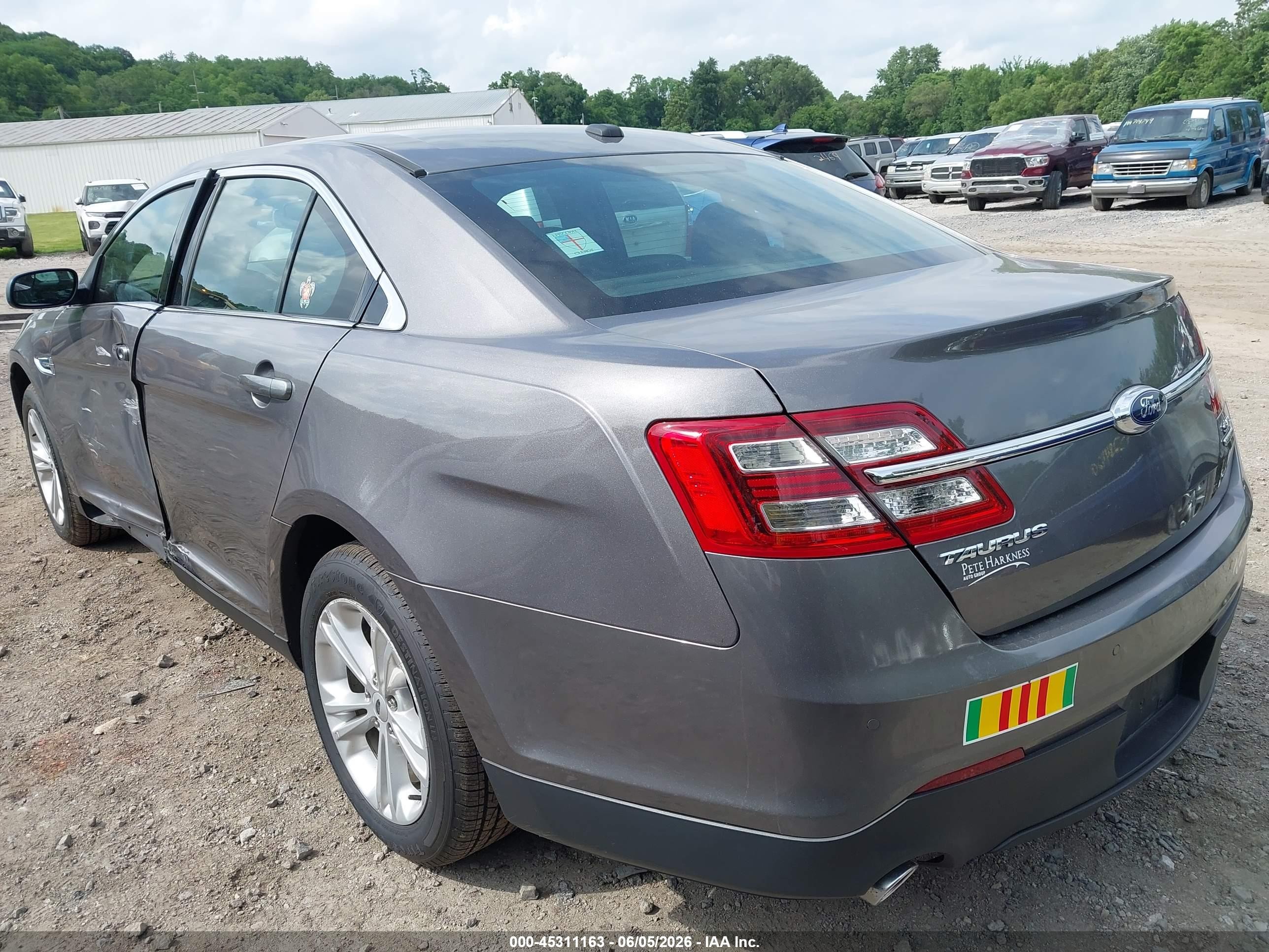 2014 Ford Taurus Sel Gray vin: 1FAHP2E84EG157477