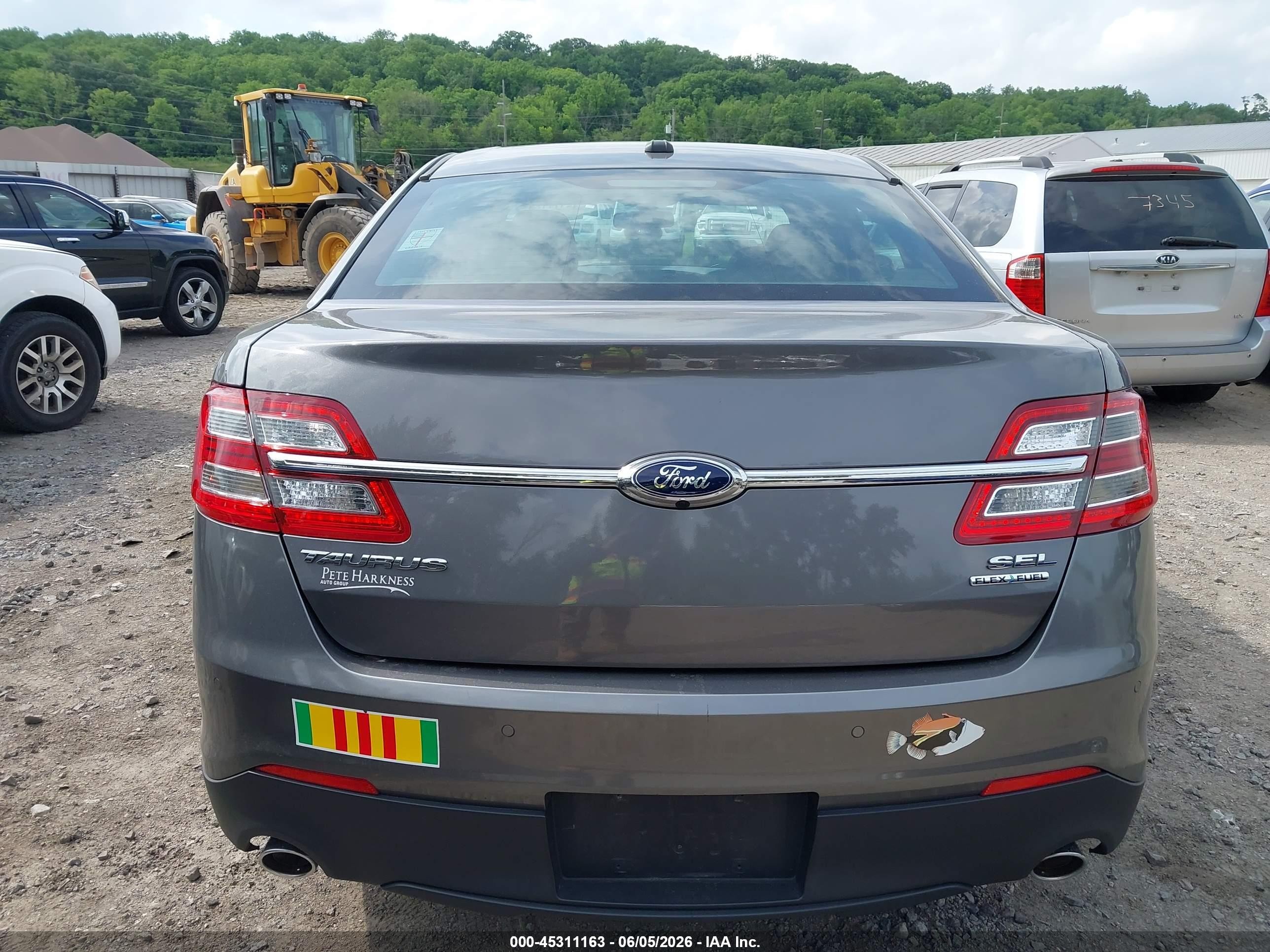 2014 Ford Taurus Sel Gray vin: 1FAHP2E84EG157477