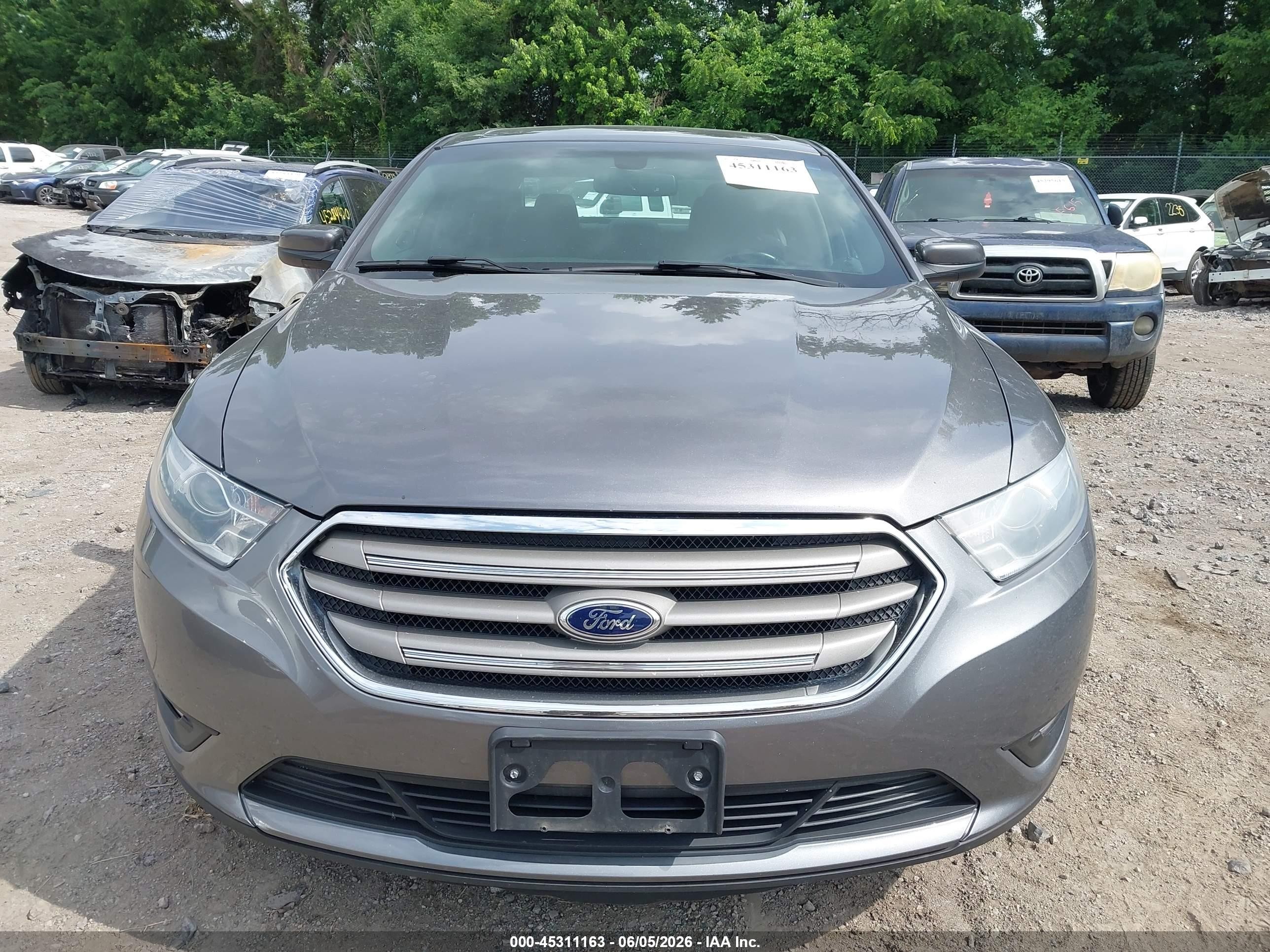 2014 Ford Taurus Sel Gray vin: 1FAHP2E84EG157477