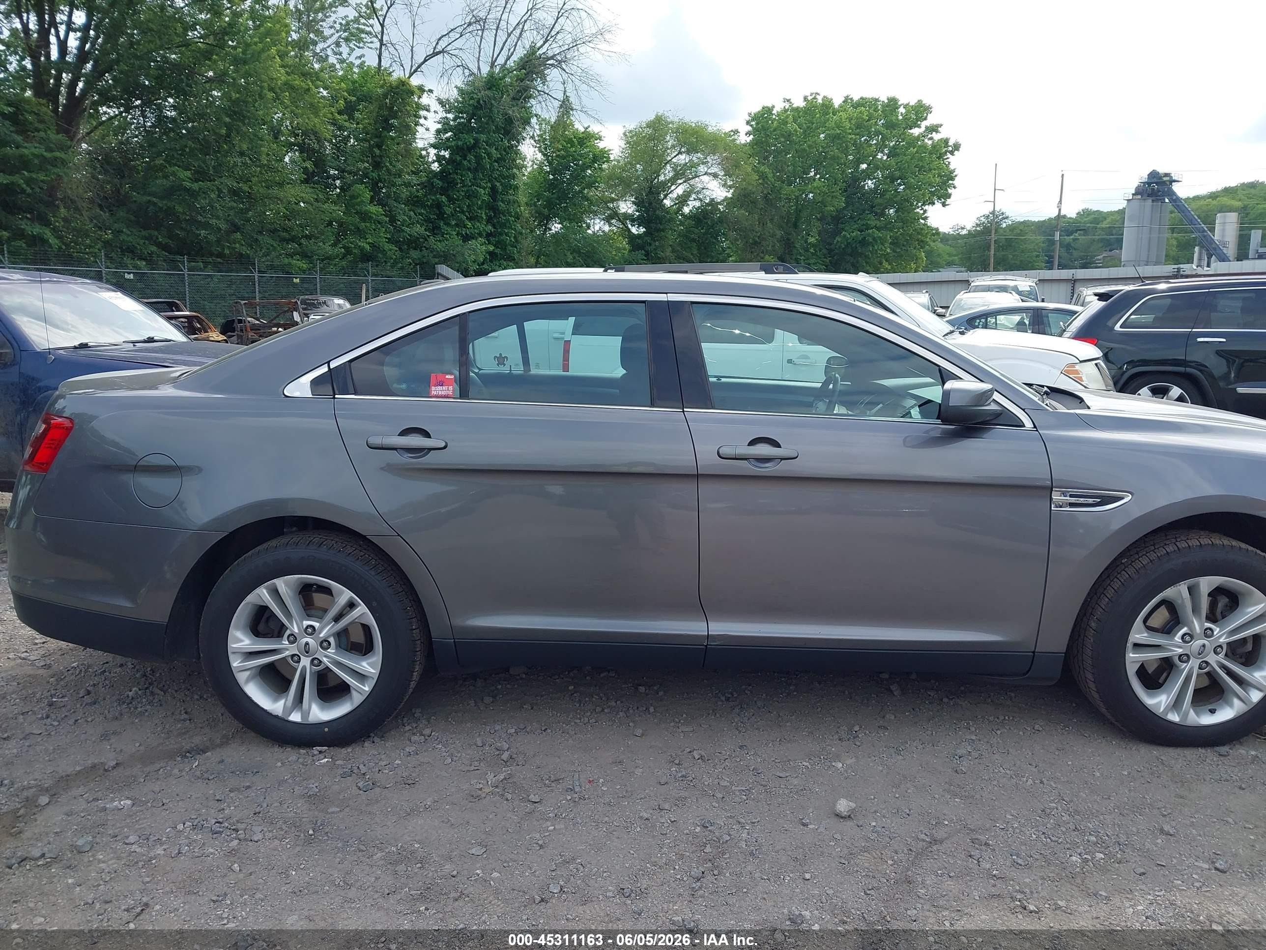 2014 Ford Taurus Sel Gray vin: 1FAHP2E84EG157477