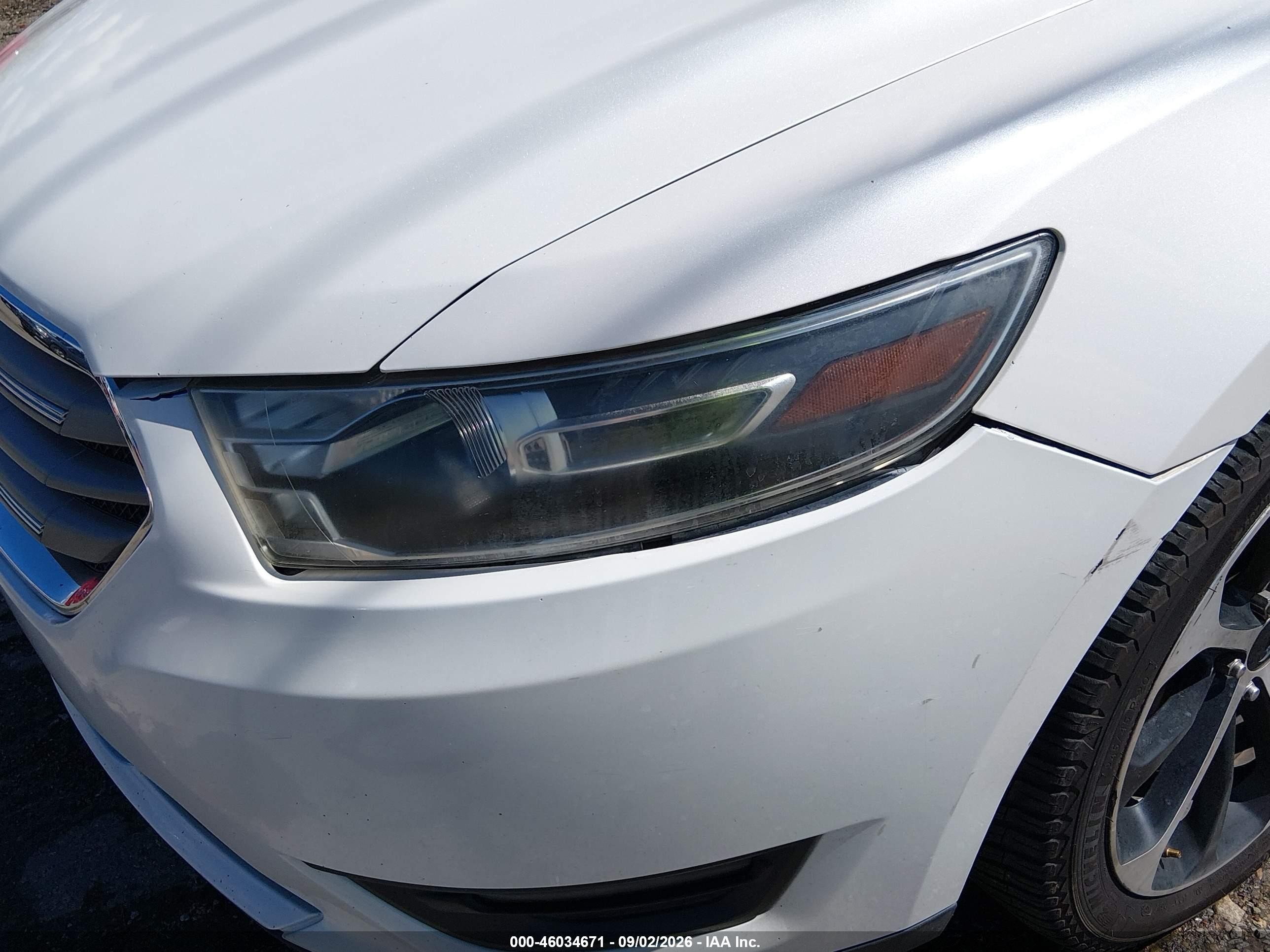 2015 Ford Taurus Sel White vin: 1FAHP2E84FG119328