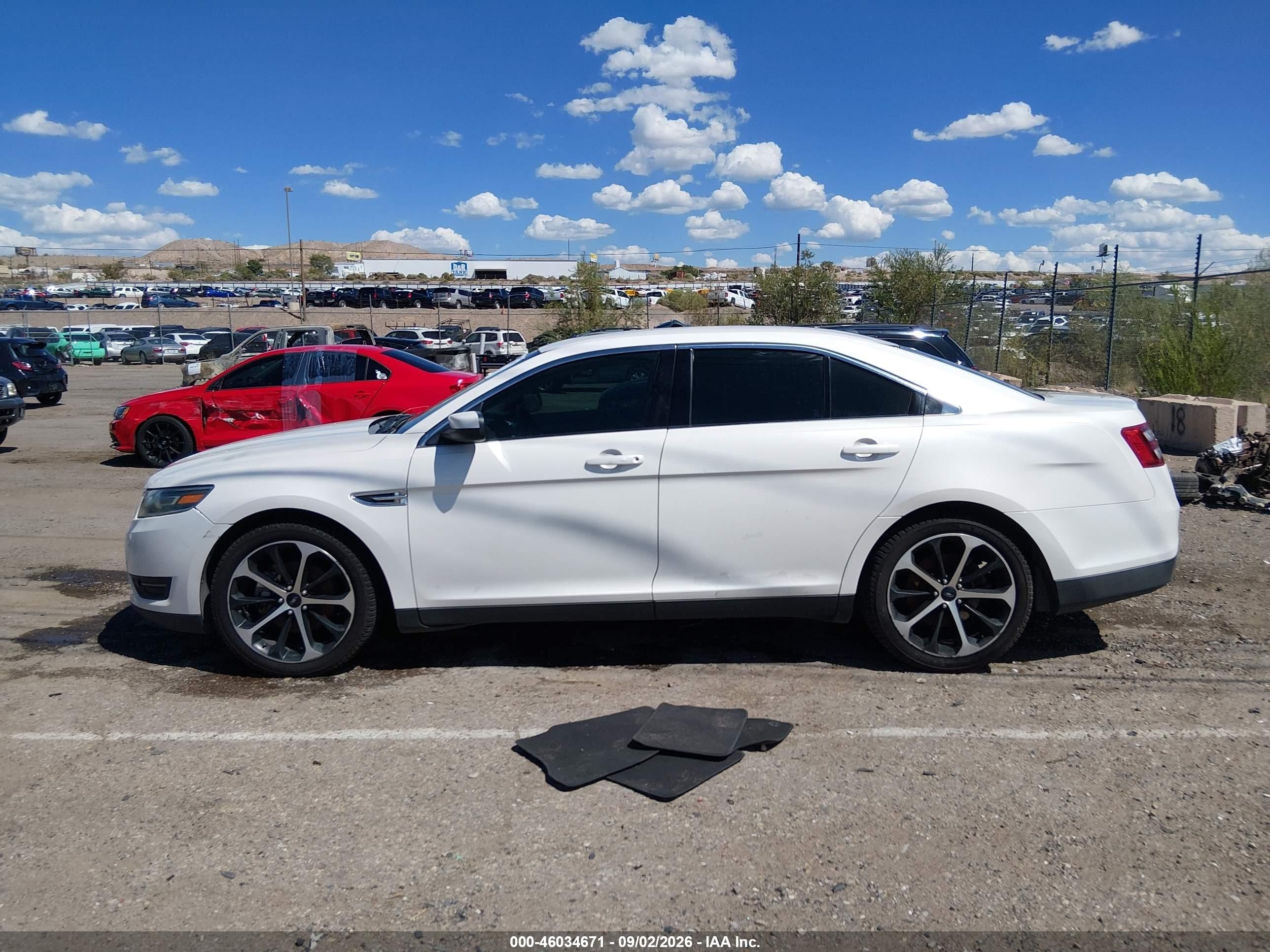 2015 Ford Taurus Sel White vin: 1FAHP2E84FG119328