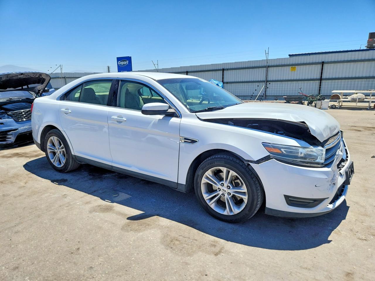2015 Ford Taurus Sel White vin: 1FAHP2E84FG173003