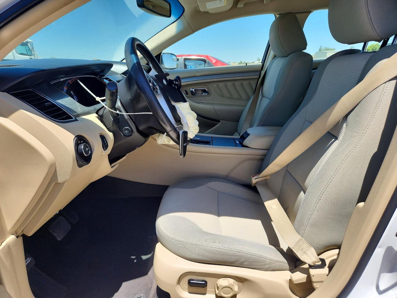 2015 Ford Taurus Sel White vin: 1FAHP2E84FG173003