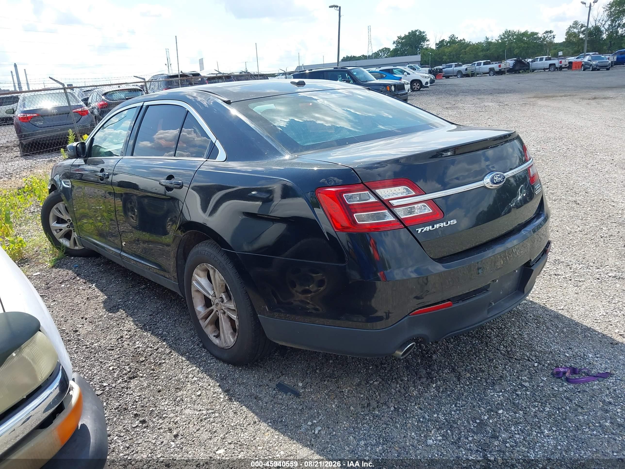 2015 Ford Taurus Sel Black vin: 1FAHP2E84FG182008