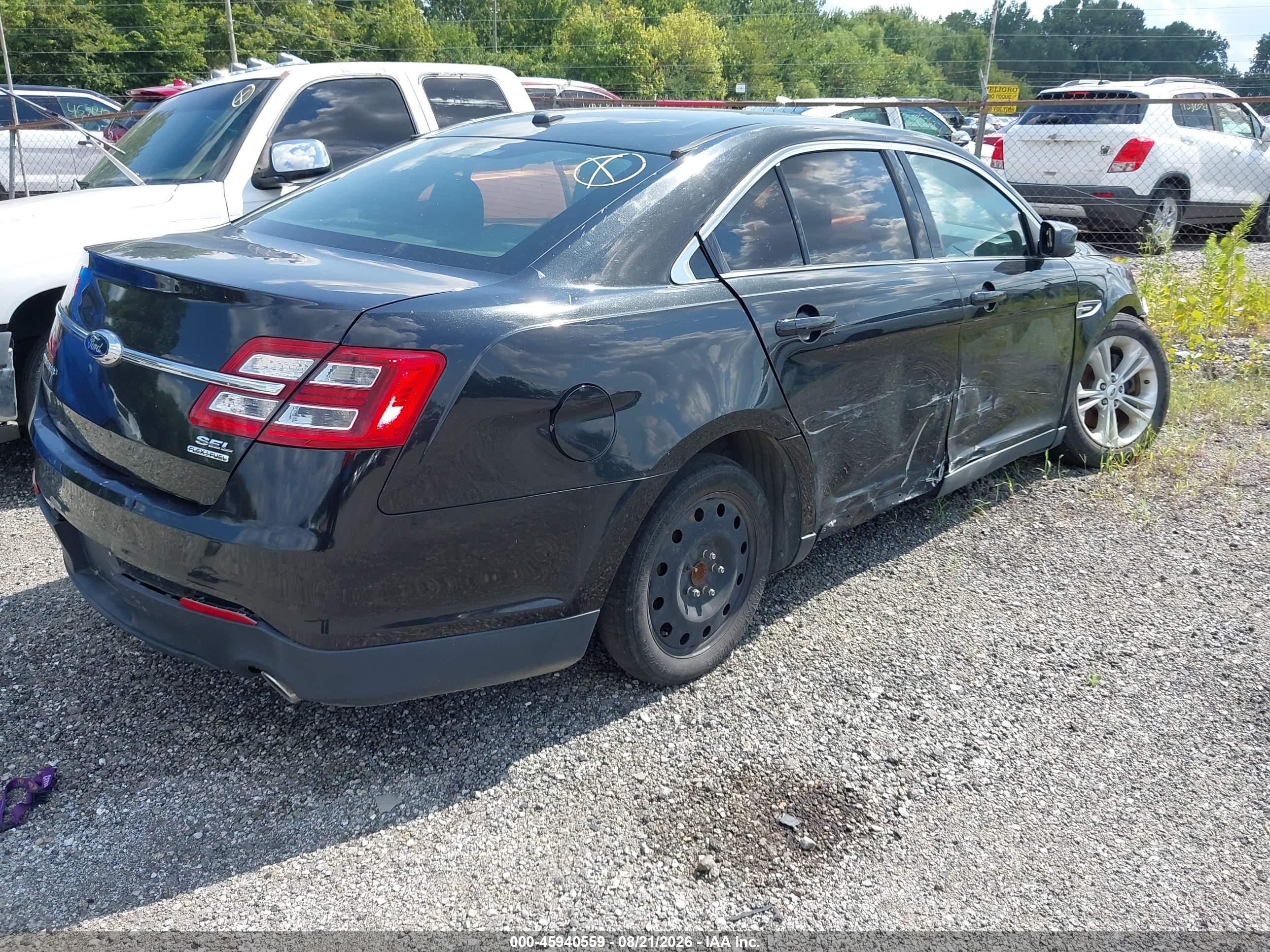 2015 Ford Taurus Sel Black vin: 1FAHP2E84FG182008