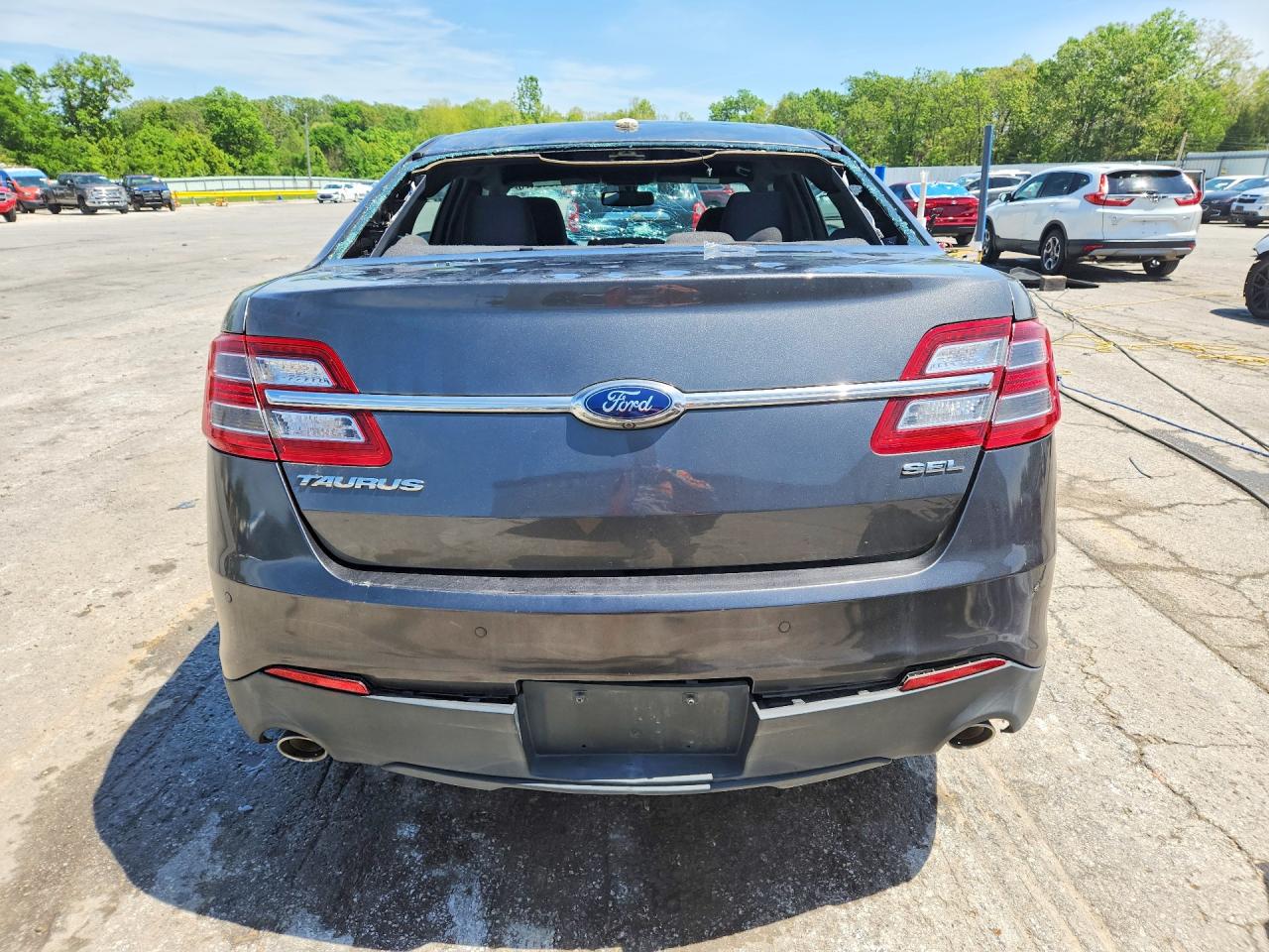 2015 Ford Taurus Sel Gray vin: 1FAHP2E84FG196085