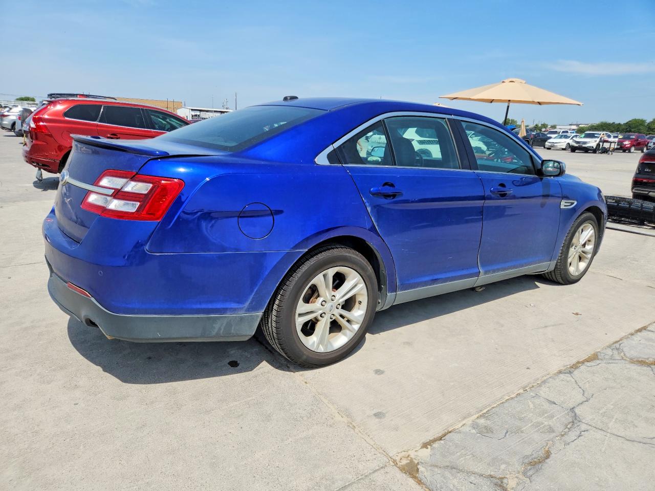 2013 Ford Taurus Sel Blue vin: 1FAHP2E85DG101417