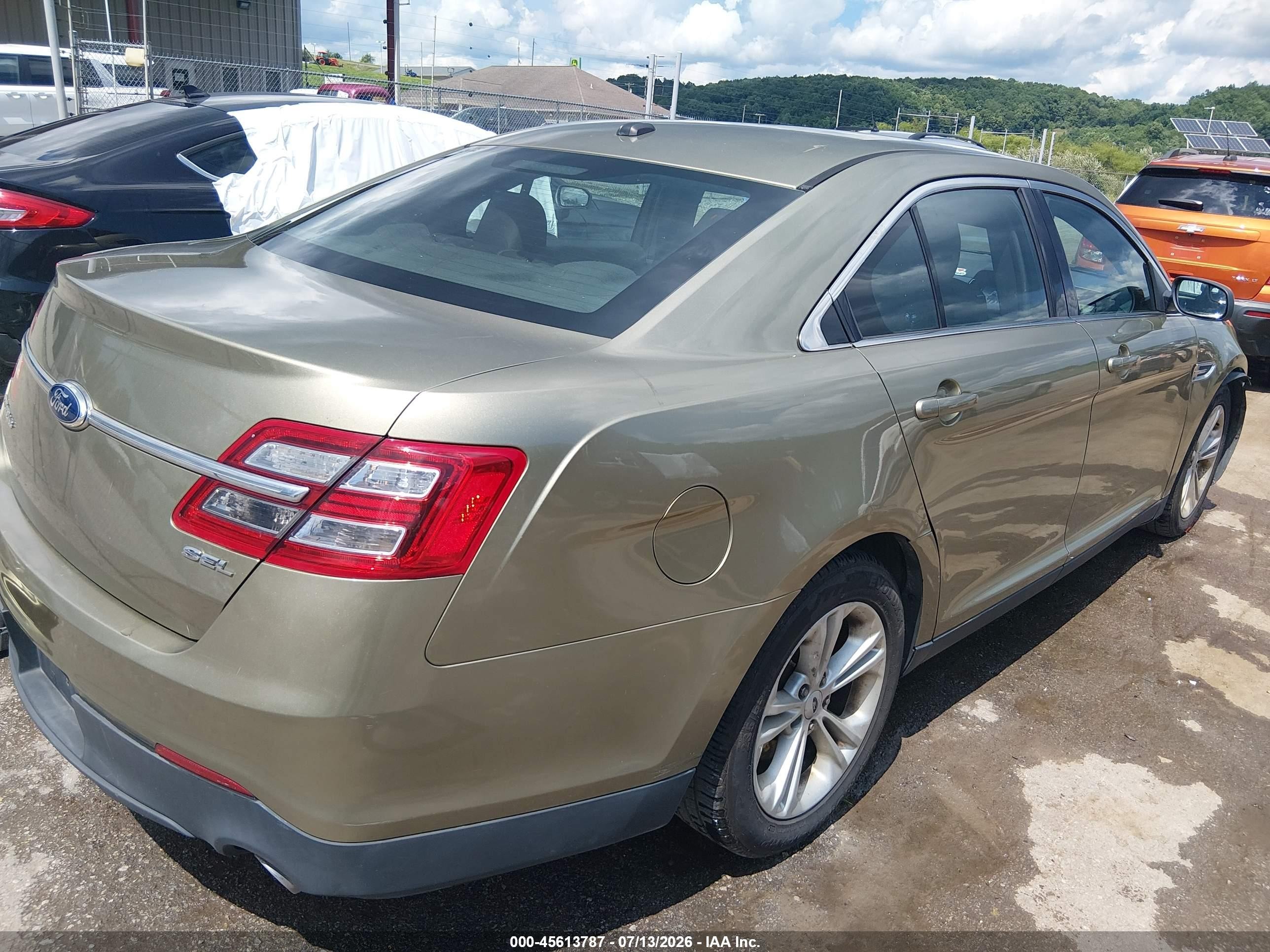 2013 Ford Taurus Sel Green vin: 1FAHP2E85DG121294