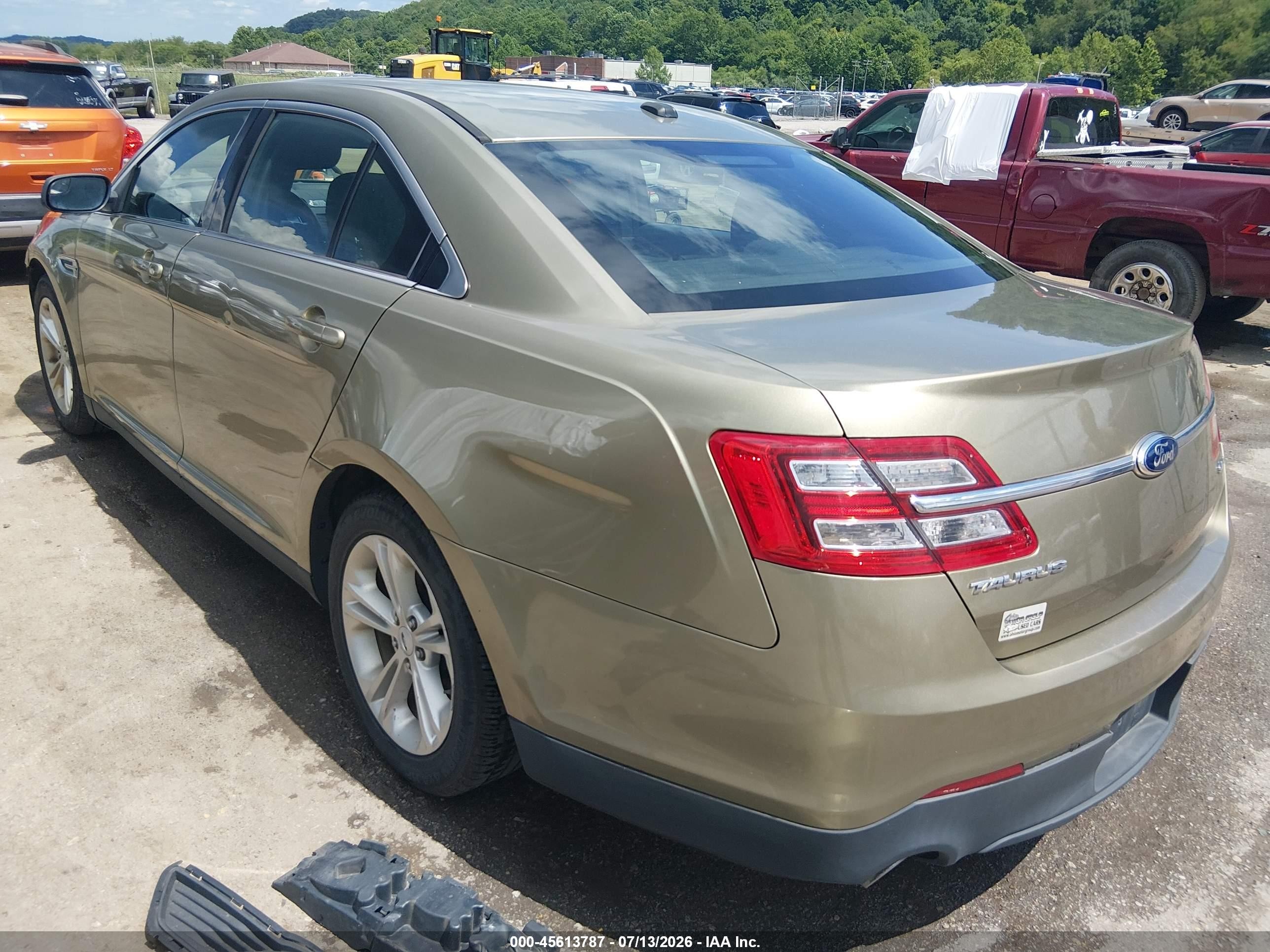 2013 Ford Taurus Sel Green vin: 1FAHP2E85DG121294