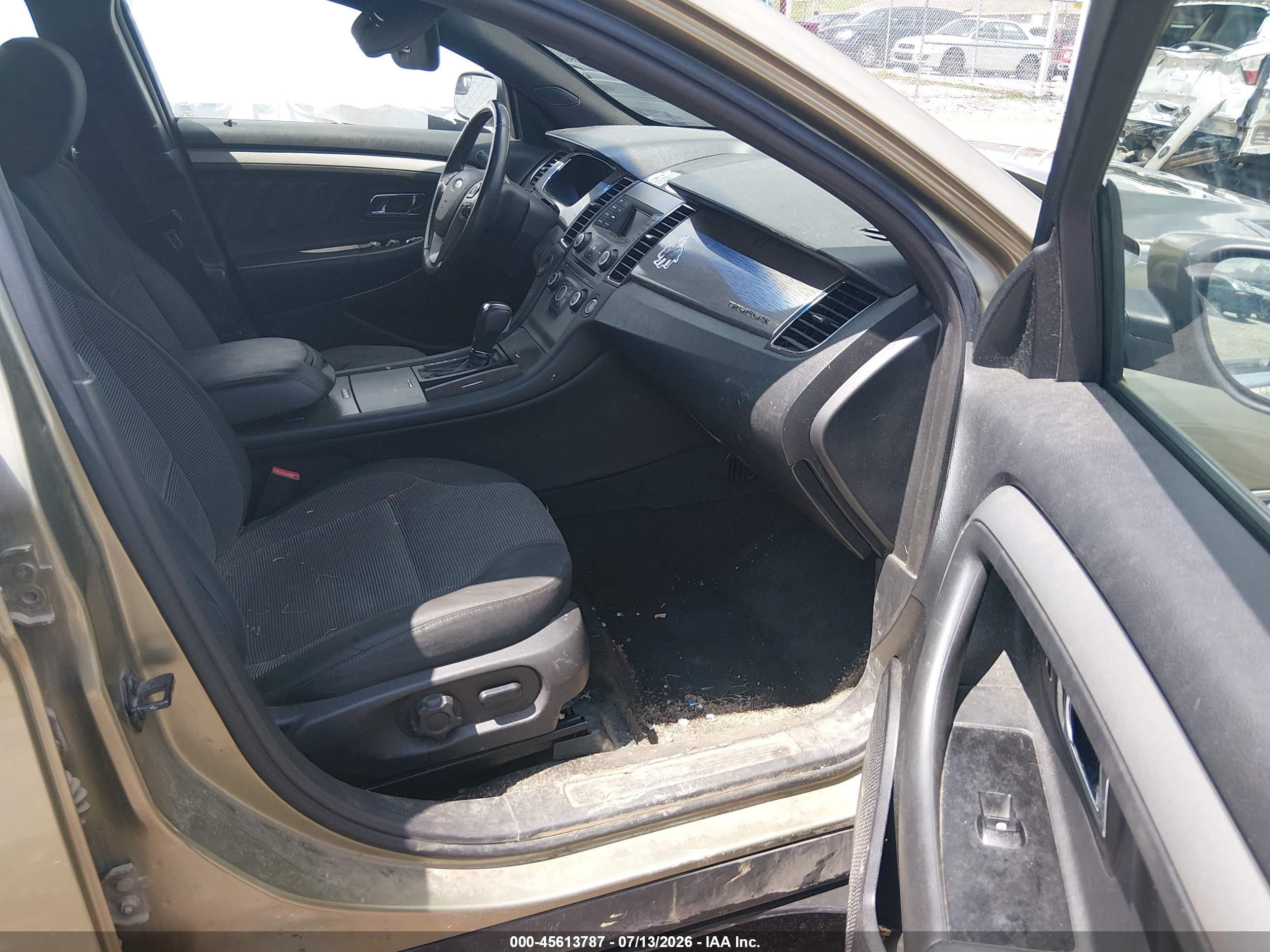 2013 Ford Taurus Sel Green vin: 1FAHP2E85DG121294