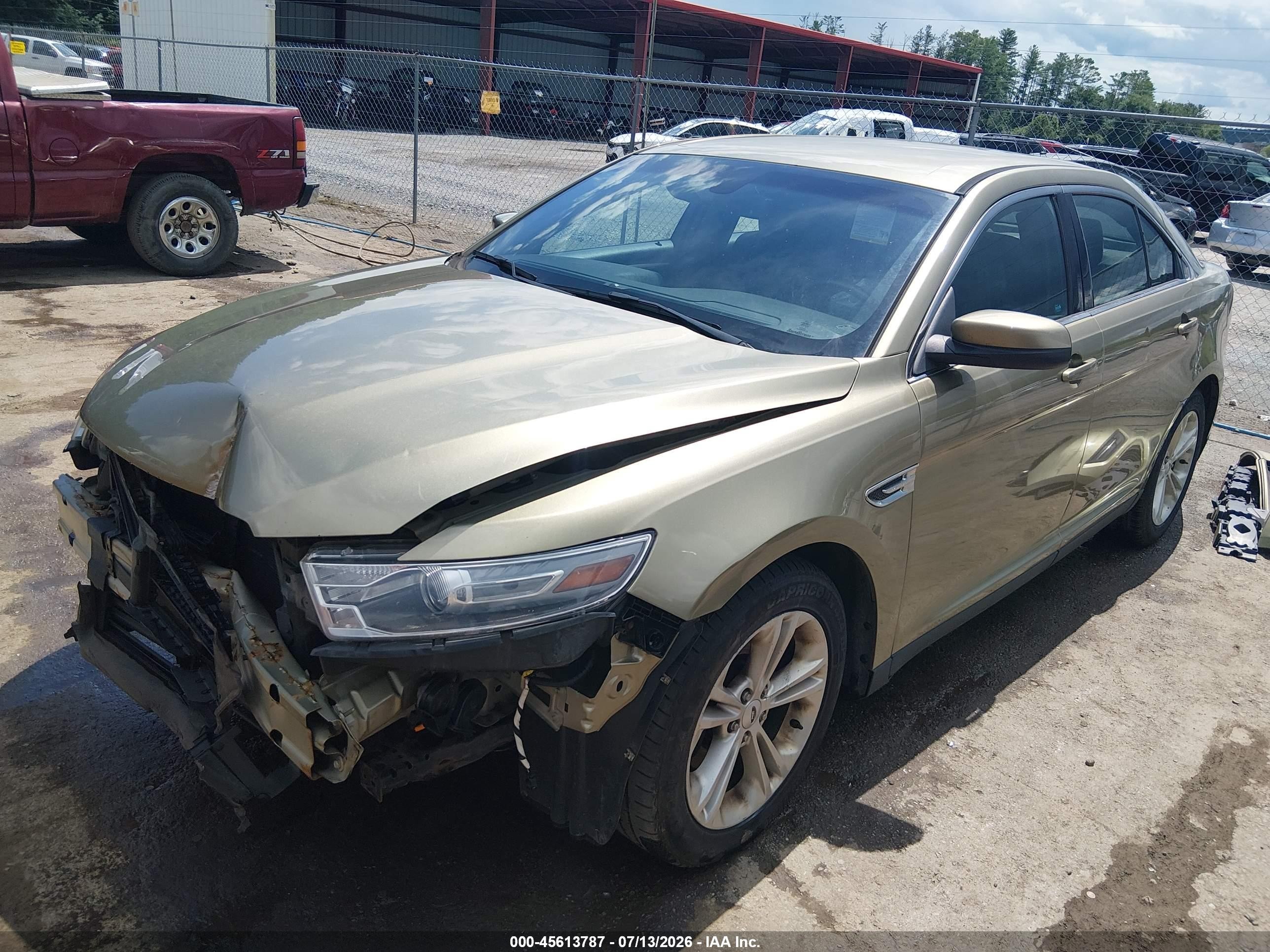 2013 Ford Taurus Sel Green vin: 1FAHP2E85DG121294