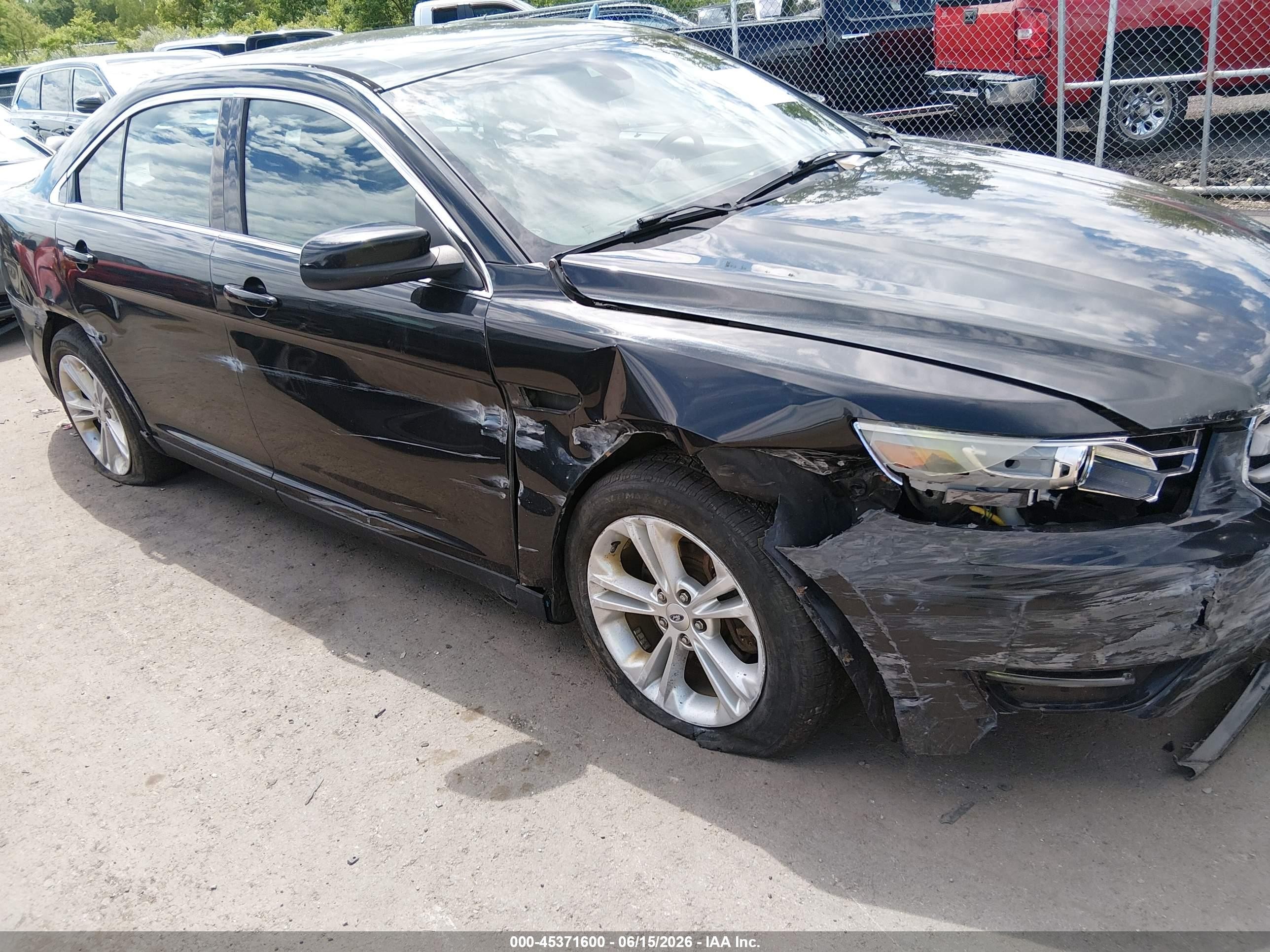 2013 Ford Taurus Sel Black vin: 1FAHP2E85DG122848