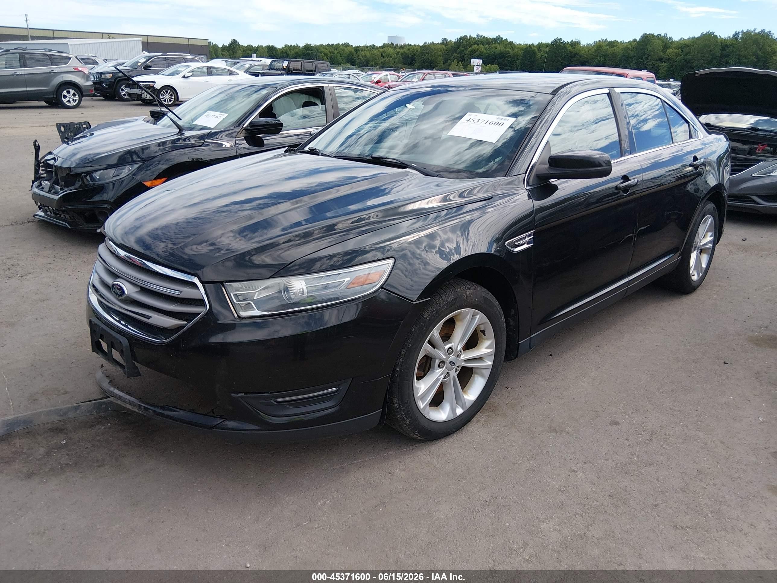 2013 Ford Taurus Sel Black vin: 1FAHP2E85DG122848