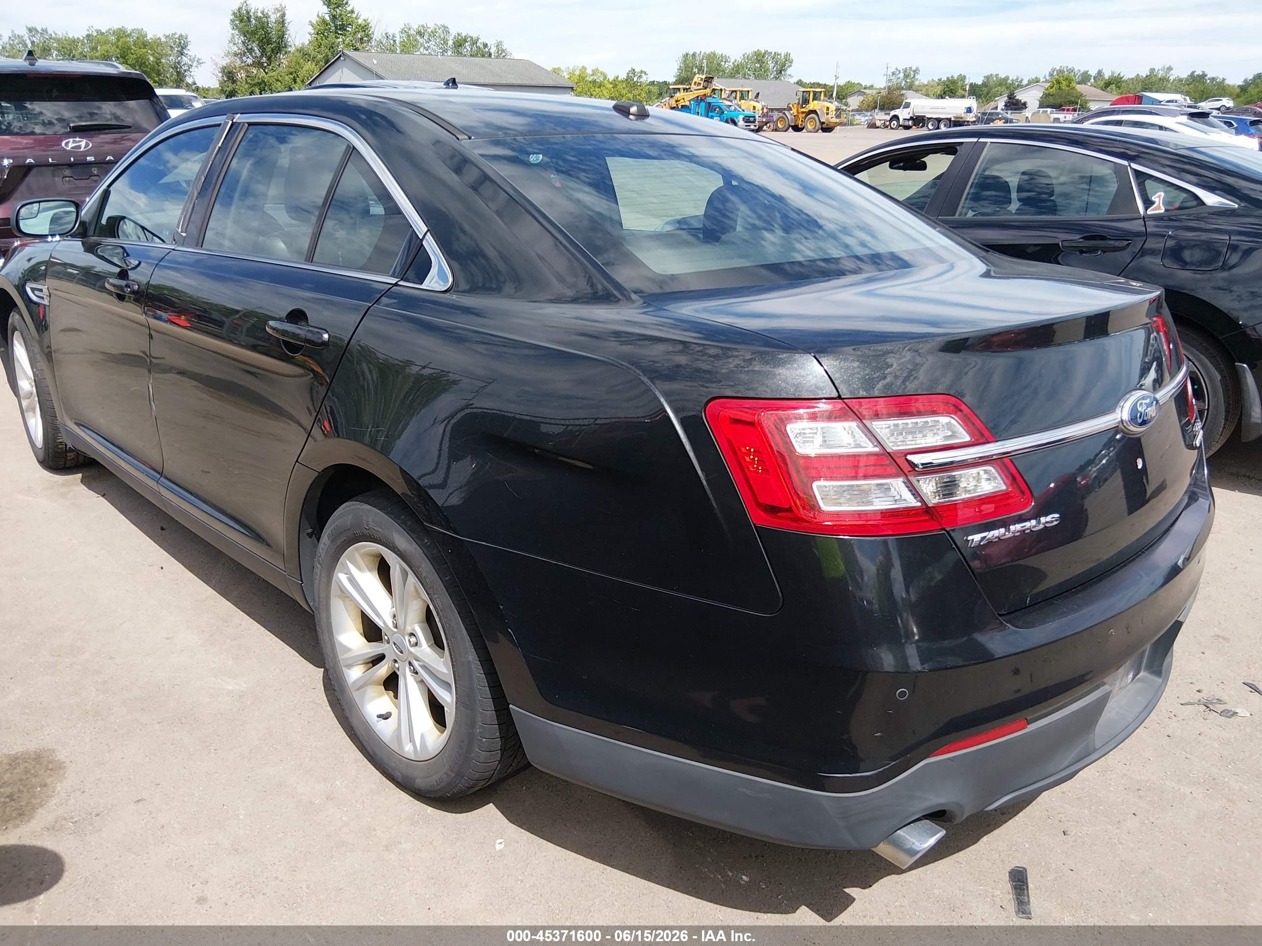 2013 Ford Taurus Sel Black vin: 1FAHP2E85DG122848