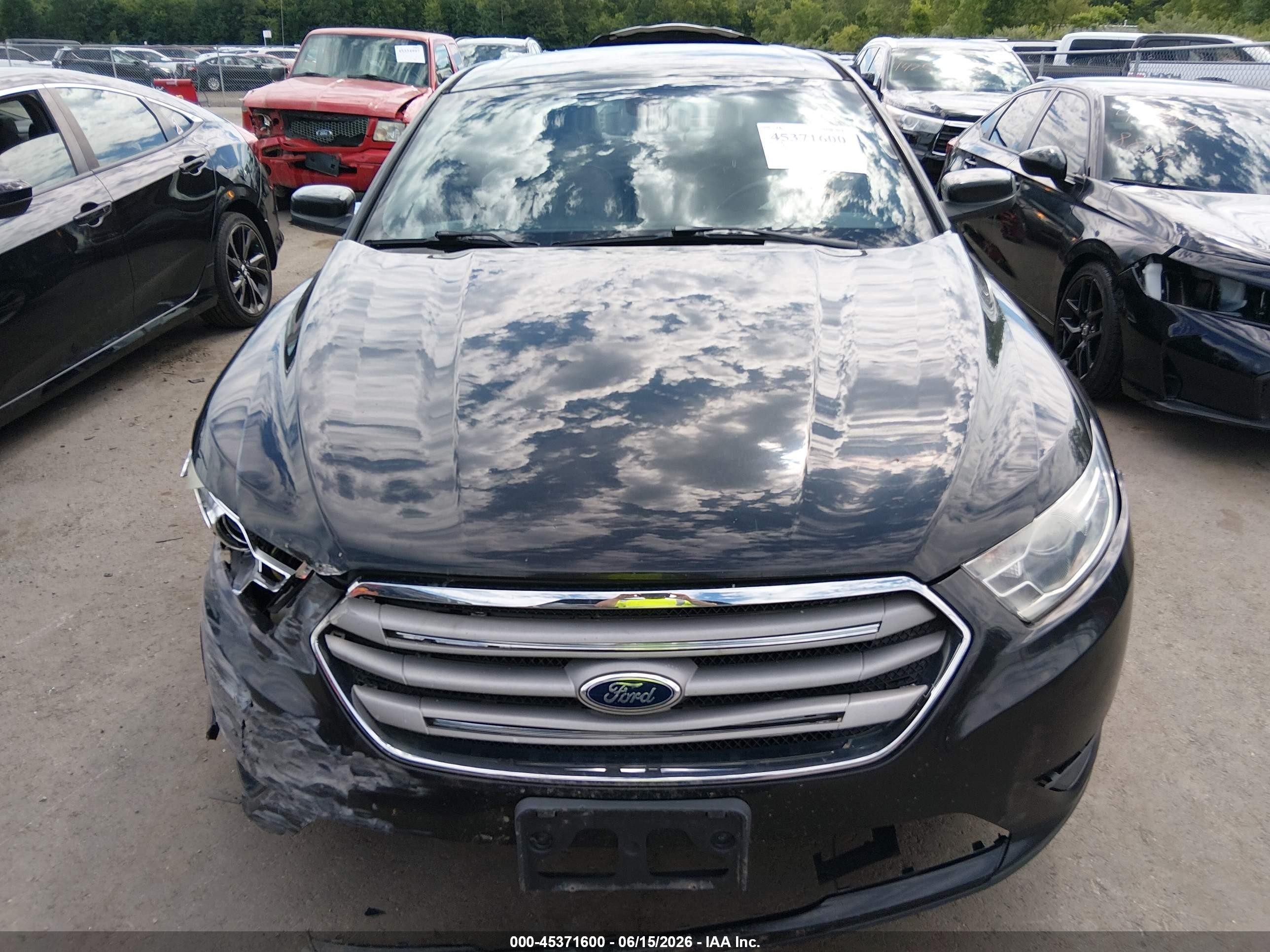 2013 Ford Taurus Sel Black vin: 1FAHP2E85DG122848