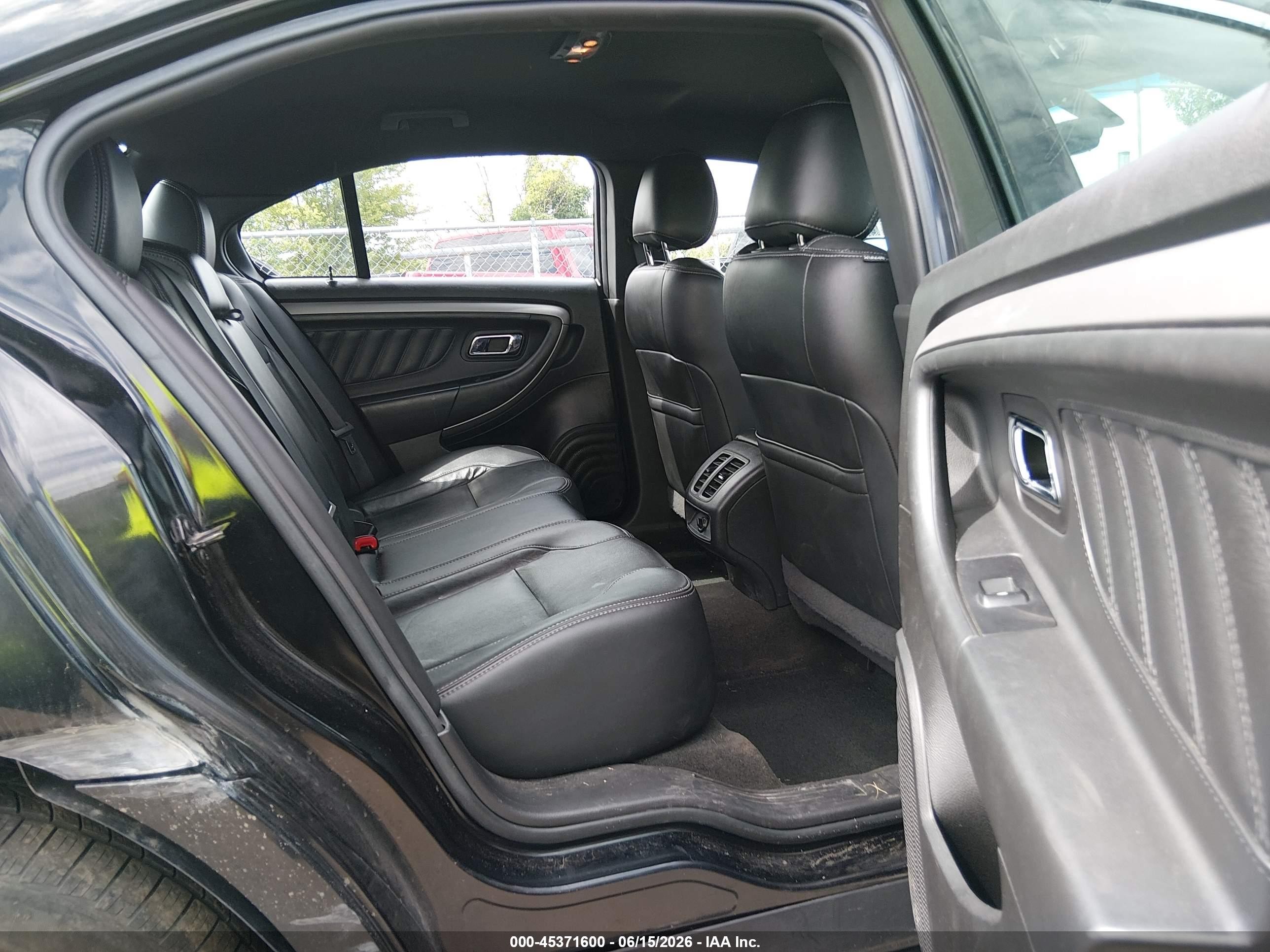 2013 Ford Taurus Sel Black vin: 1FAHP2E85DG122848