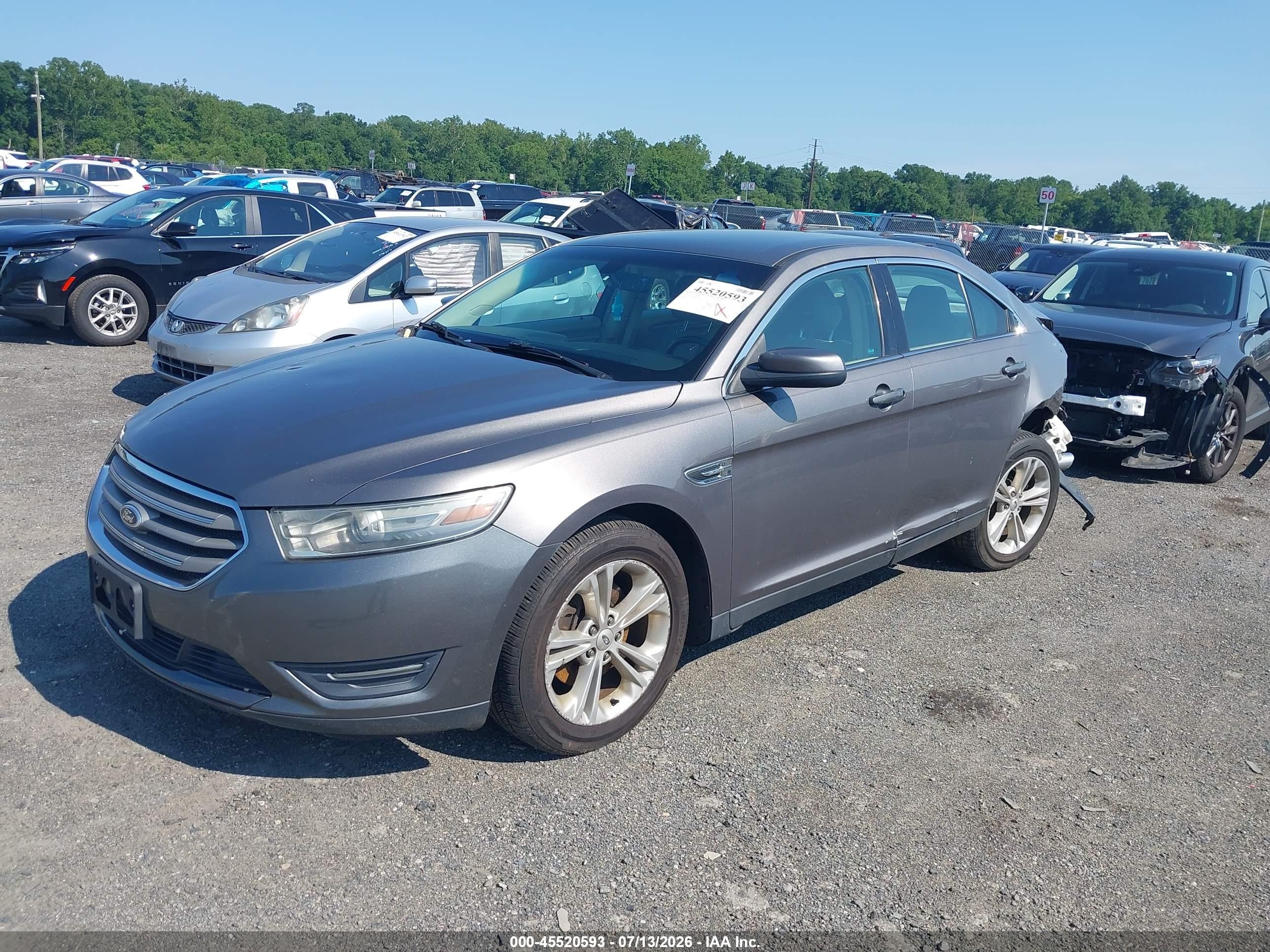 2013 Ford Taurus Sel Gray vin: 1FAHP2E85DG145093