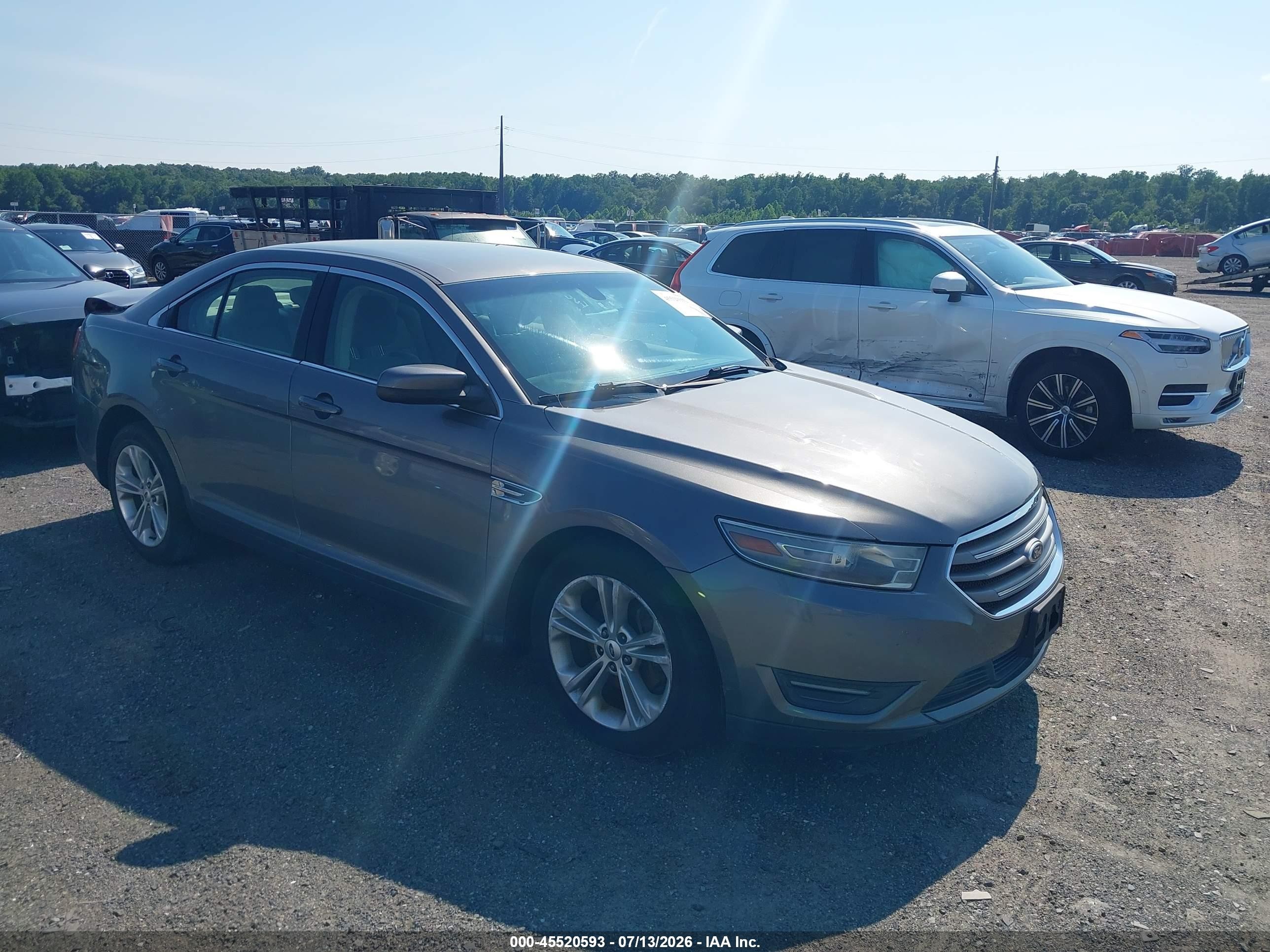 2013 Ford Taurus Sel Gray vin: 1FAHP2E85DG145093