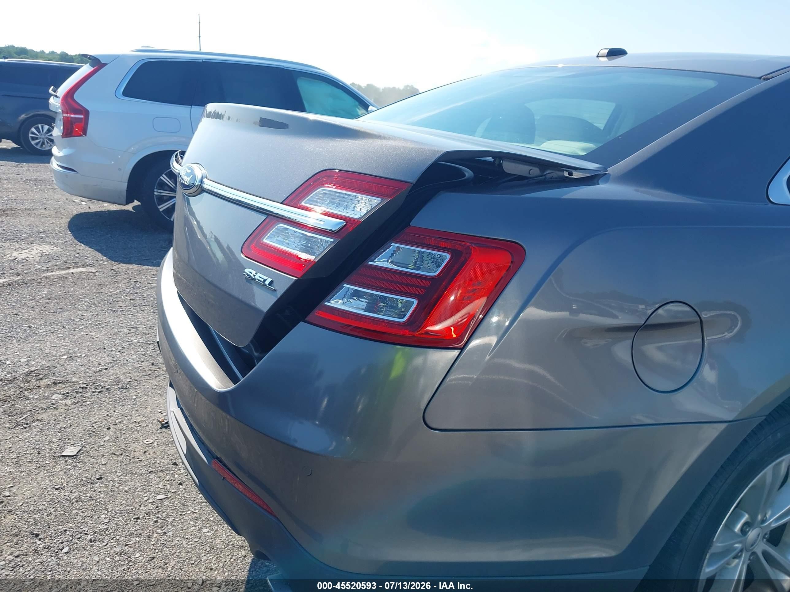 2013 Ford Taurus Sel Gray vin: 1FAHP2E85DG145093