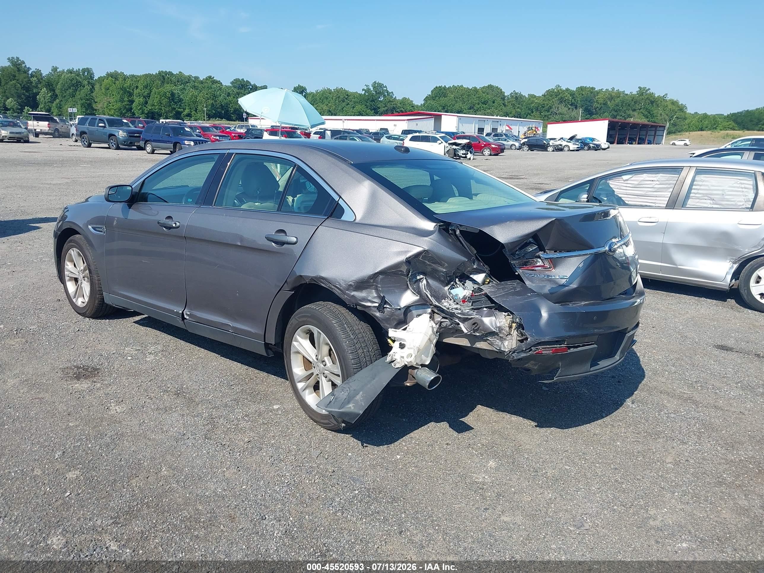 2013 Ford Taurus Sel Gray vin: 1FAHP2E85DG145093